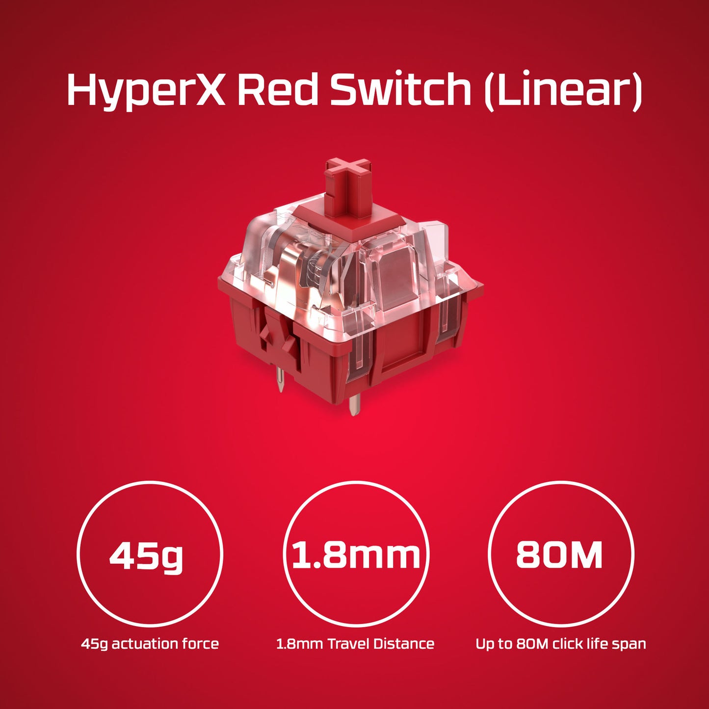 HyperX Alloy Origins 60 - Mechanical Gaming Keyboard - HX Red