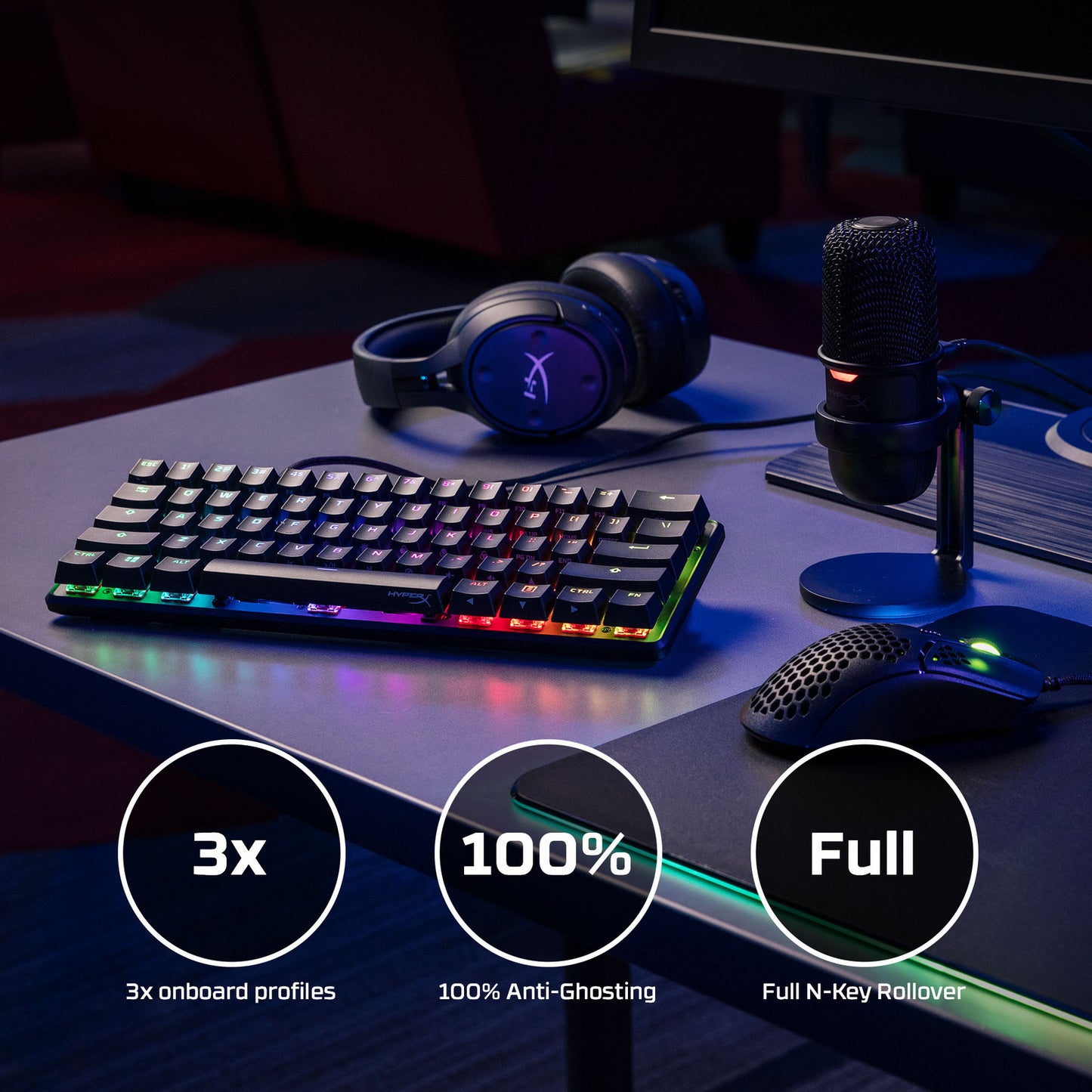 HyperX Alloy Origins 60 - Mechanical Gaming Keyboard - HX Red