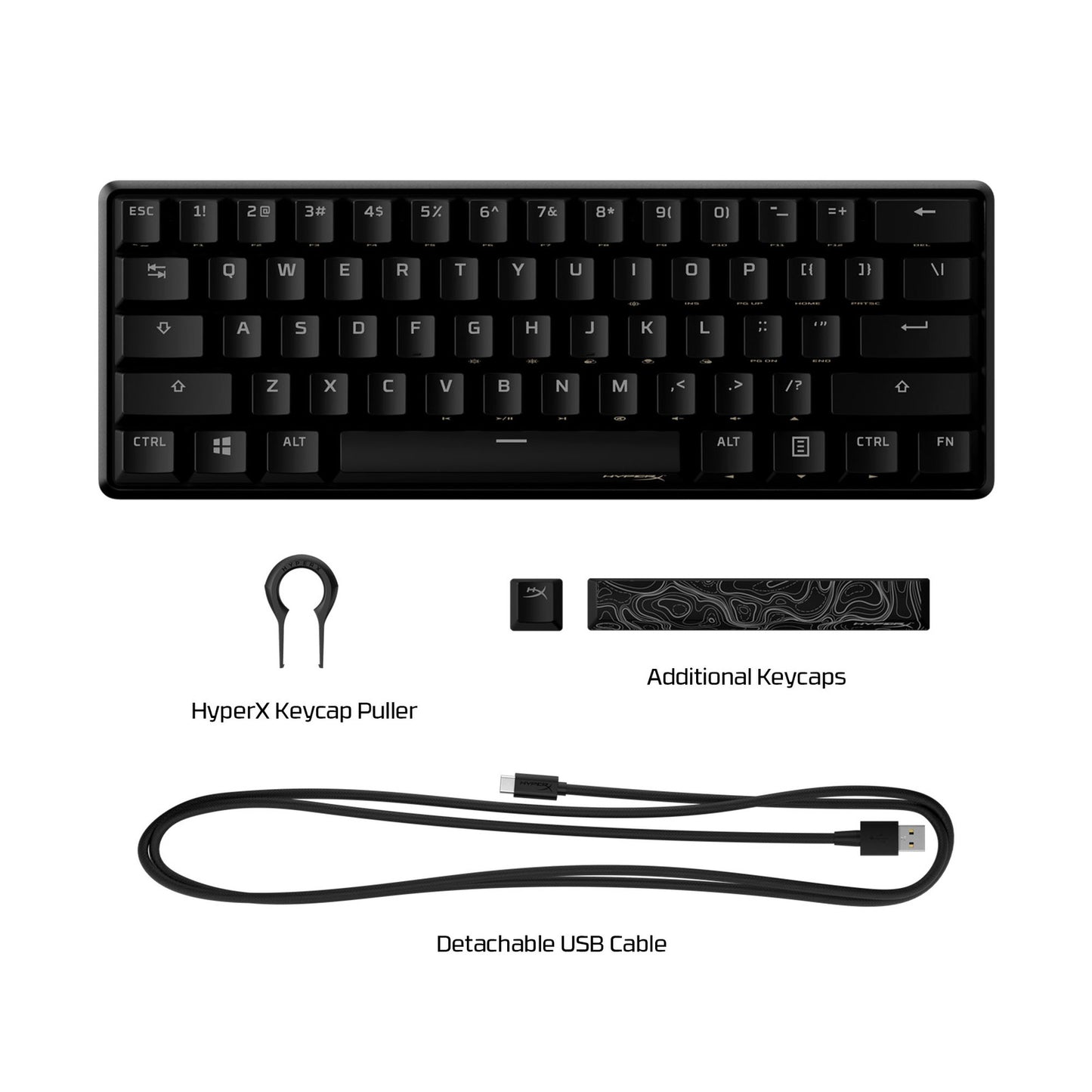 HyperX Alloy Origins 60 - Mechanical Gaming Keyboard - HX Red