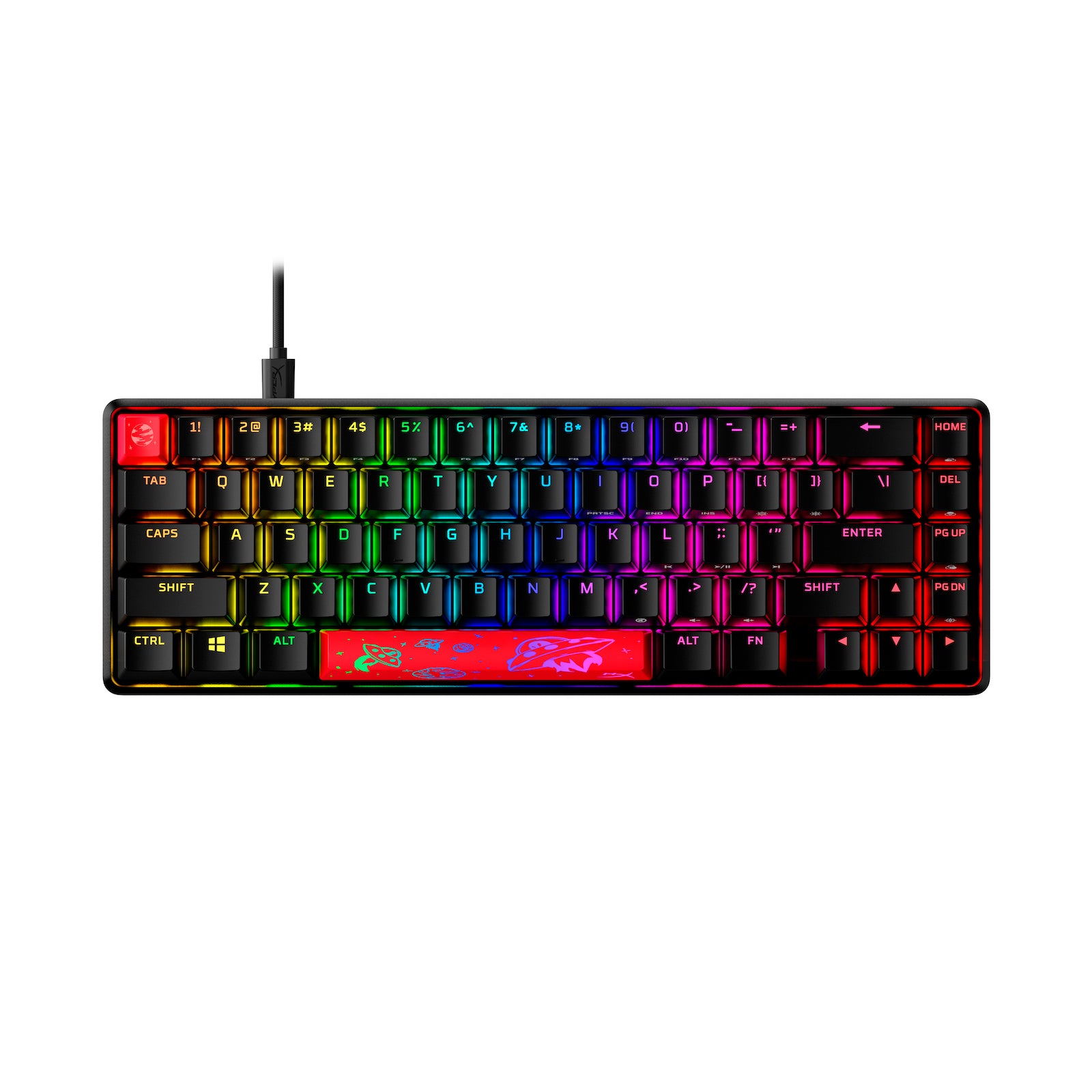 HyperX Alloy Origins 65 - Mechanical Gaming Keyboard - HX Aqua (US Layout)