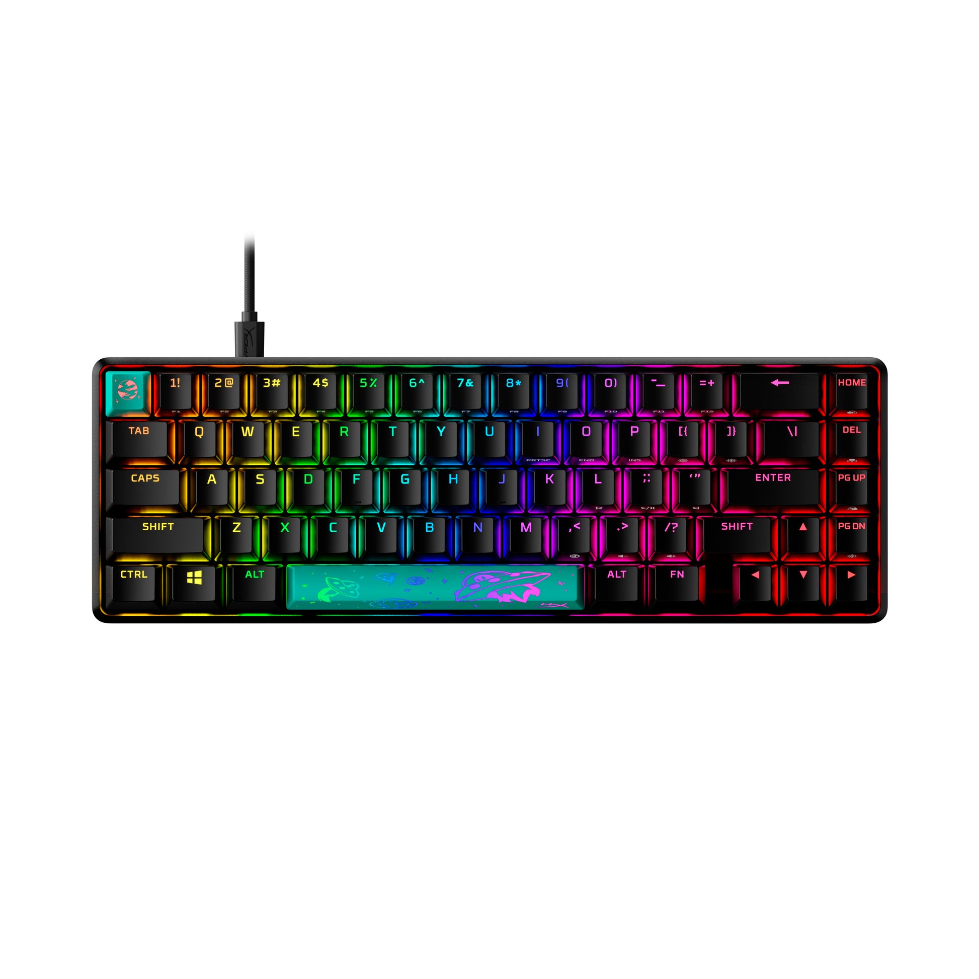 HyperX Alloy Origins 65 - Mechanical Gaming Keyboard - HX Aqua (US Layout)