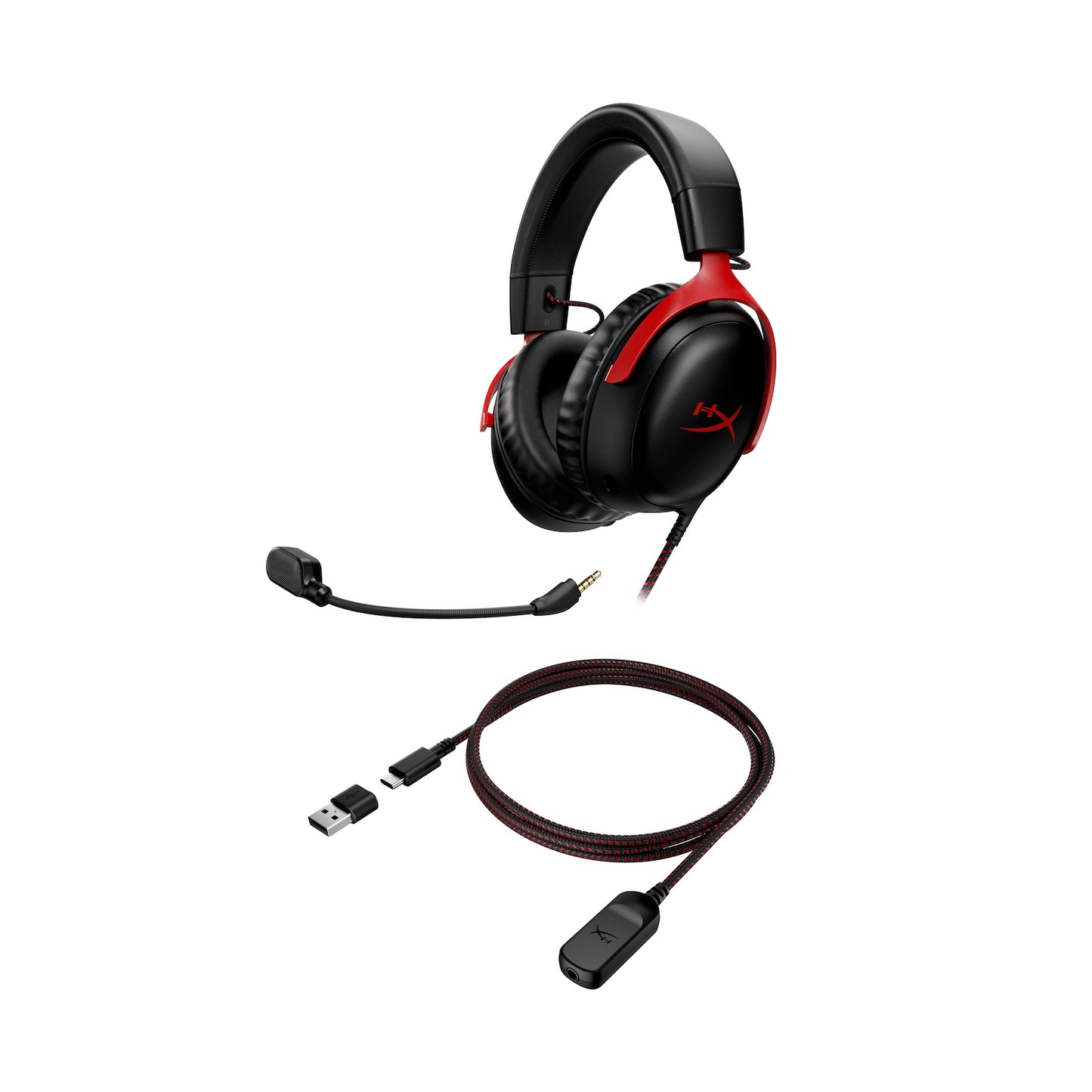 HyperX Cloud III - Gaming Headset (Black/Red)