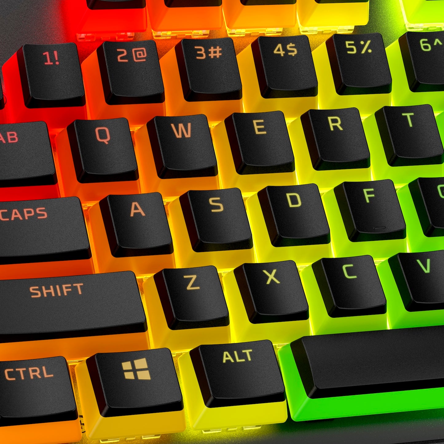 HyperX Pudding Keycaps 2 - Full Key Set - PBT - Pink (US Layout)