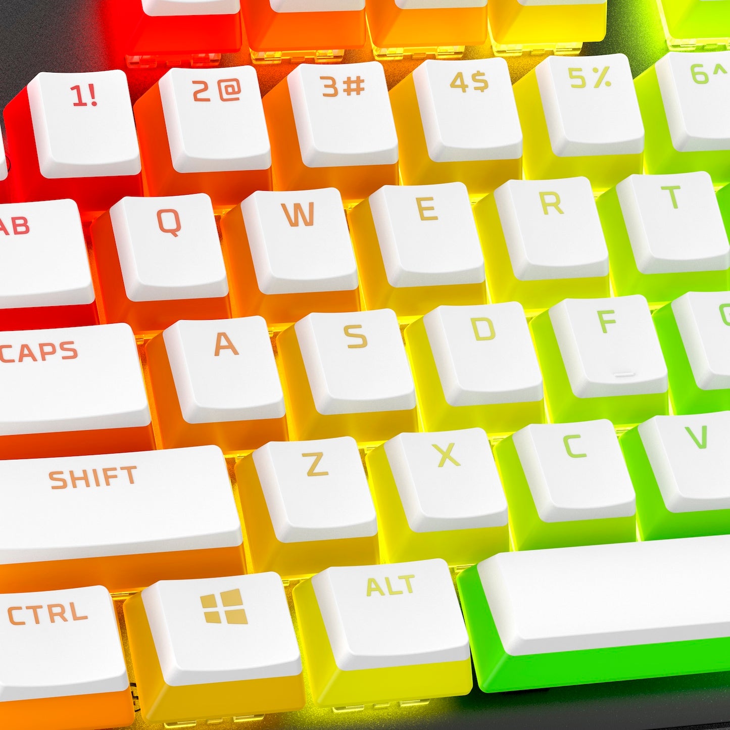 HyperX Pudding Keycaps 2 - Full Key Set - PBT - Pink (US Layout)