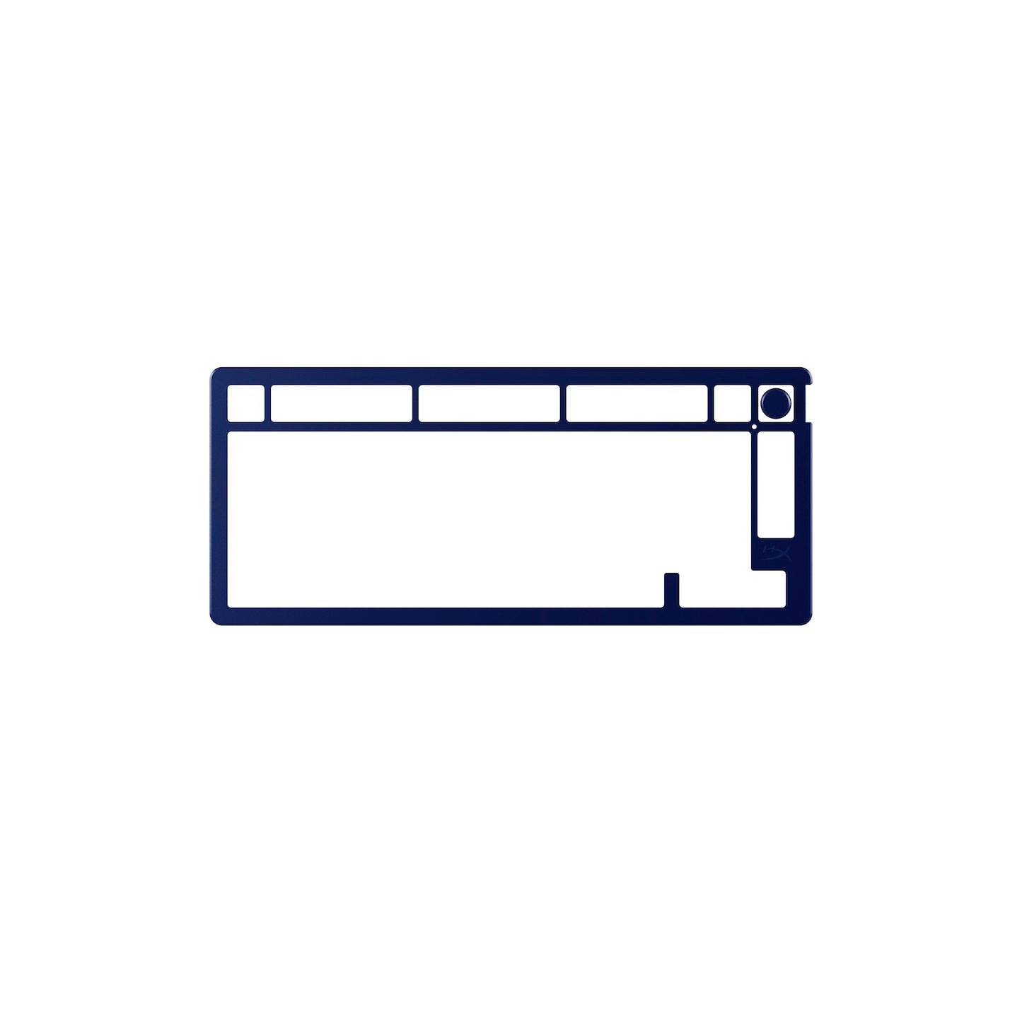 HyperX Alloy Rise 75 Top Plate - Navy Blue