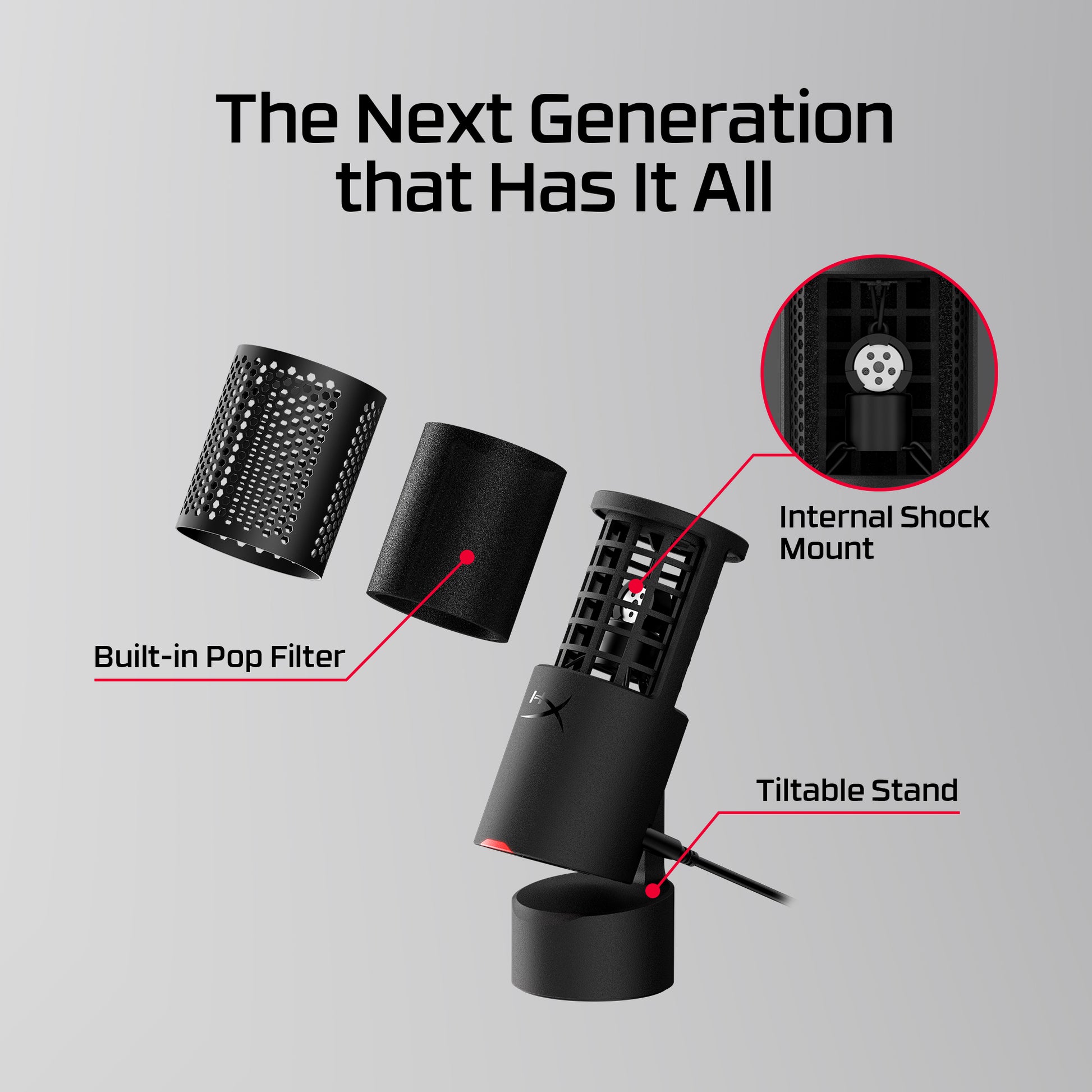 HyperX SoloCast 2 – USB Microphone