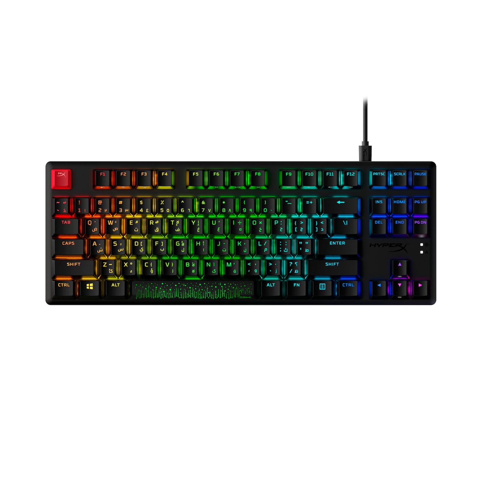 HyperX Alloy Origins Core PBT HX Aqua - Mechanical Gaming Keyboard