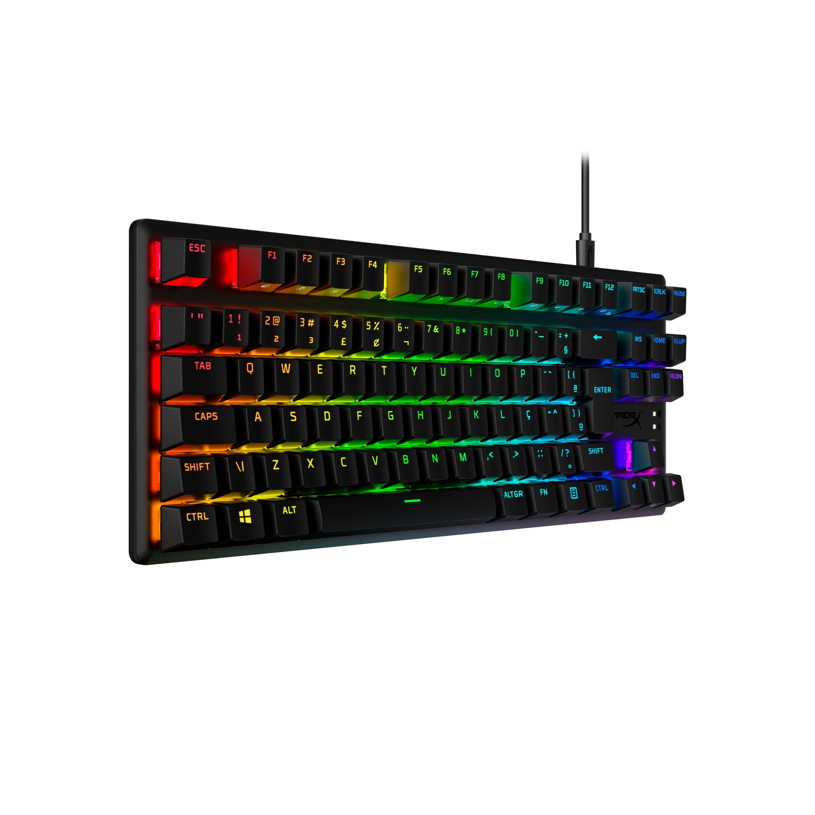 HyperX Alloy Origins Core PBT HX Aqua - Mechanical Gaming Keyboard