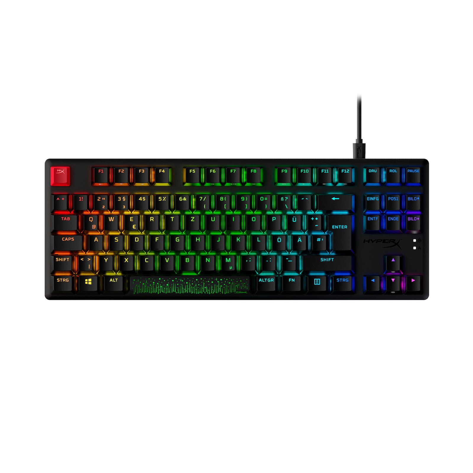 HyperX Alloy Origins Core PBT HX Aqua - Mechanical Gaming Keyboard
