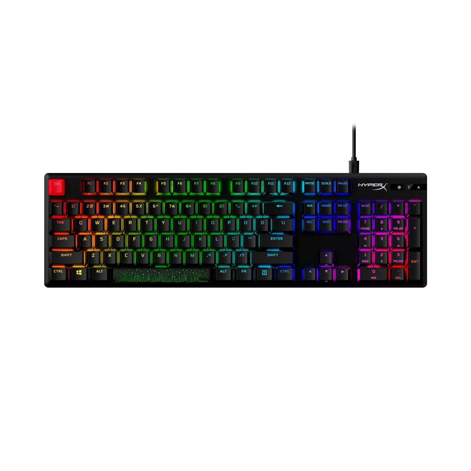 HyperX Alloy Origins PBT HX Aqua - Mechanical Gaming Keyboard