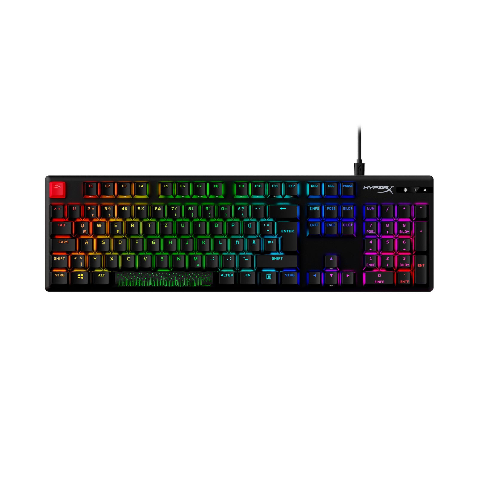 HyperX Alloy Origins PBT HX Aqua - Mechanical Gaming Keyboard