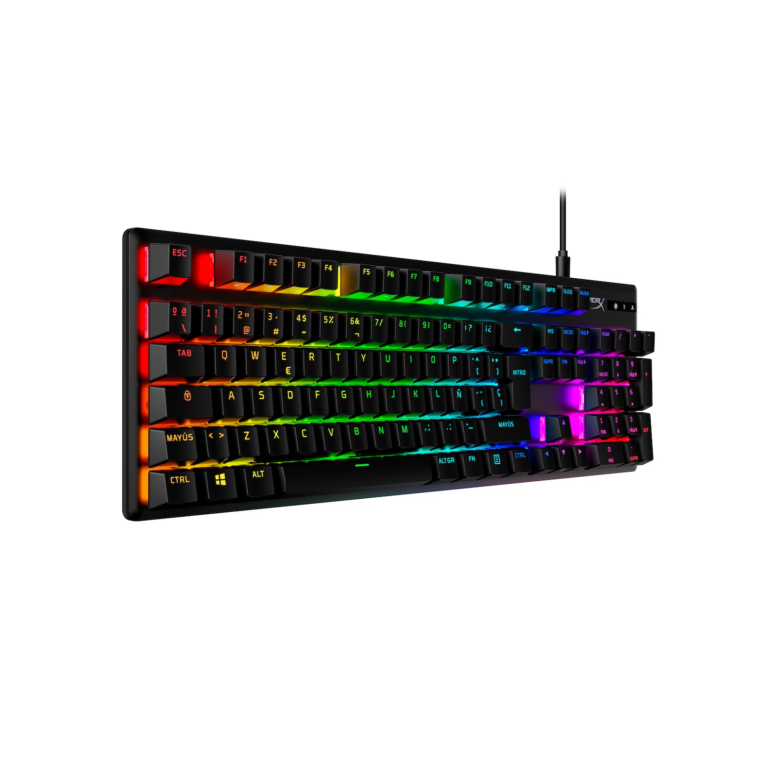 HyperX Alloy Origins PBT HX Aqua - Mechanical Gaming Keyboard
