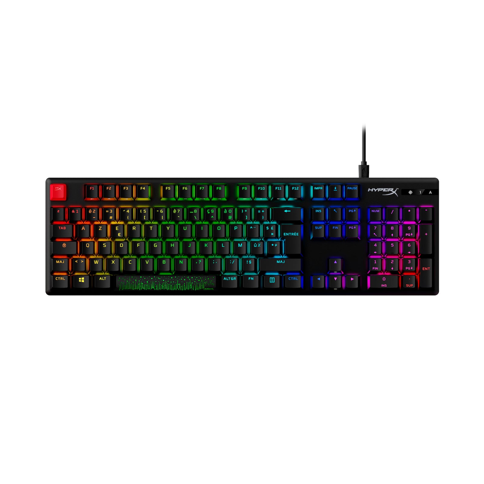 HyperX Alloy Origins PBT HX Aqua - Mechanical Gaming Keyboard