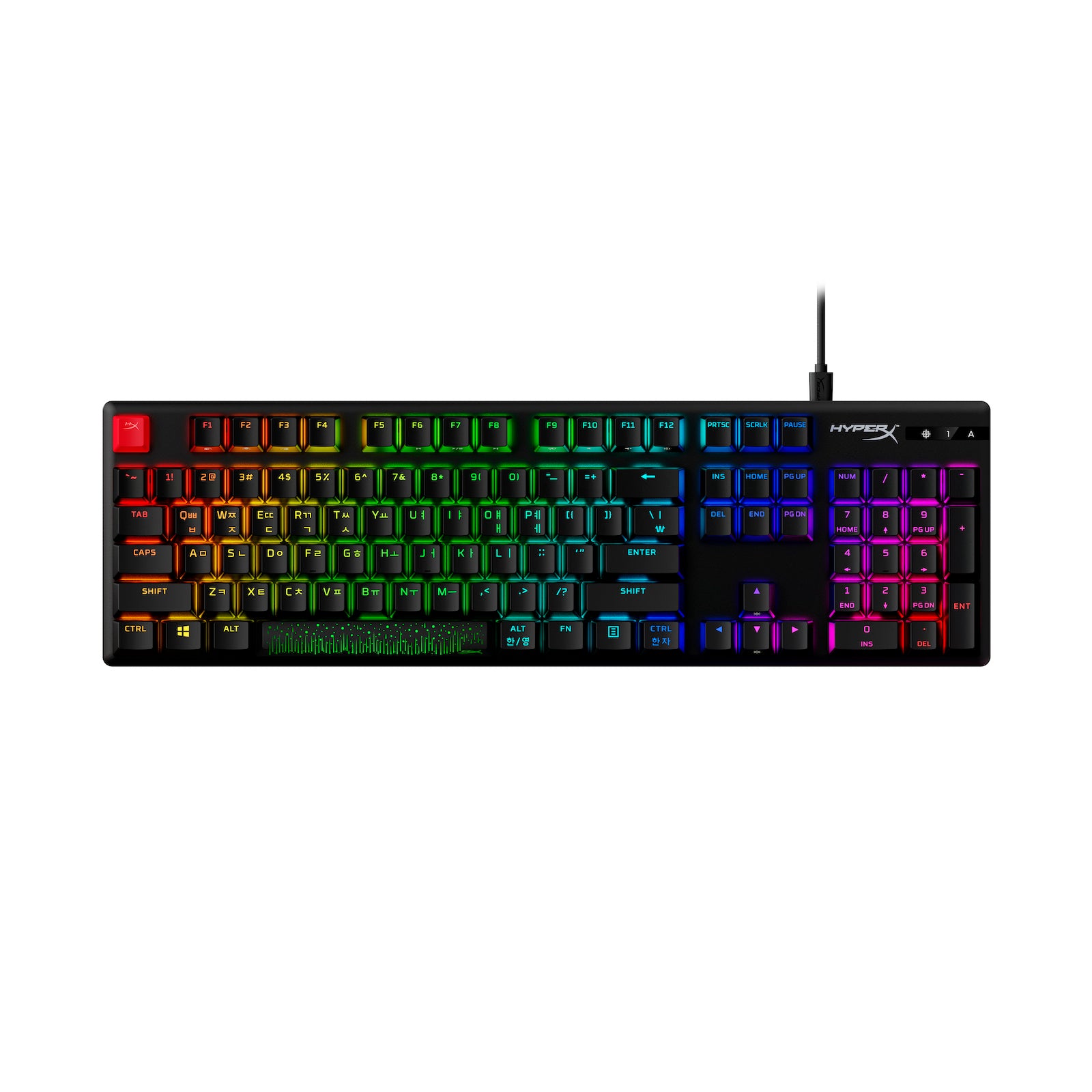 HyperX Alloy Origins PBT HX Aqua - Mechanical Gaming Keyboard