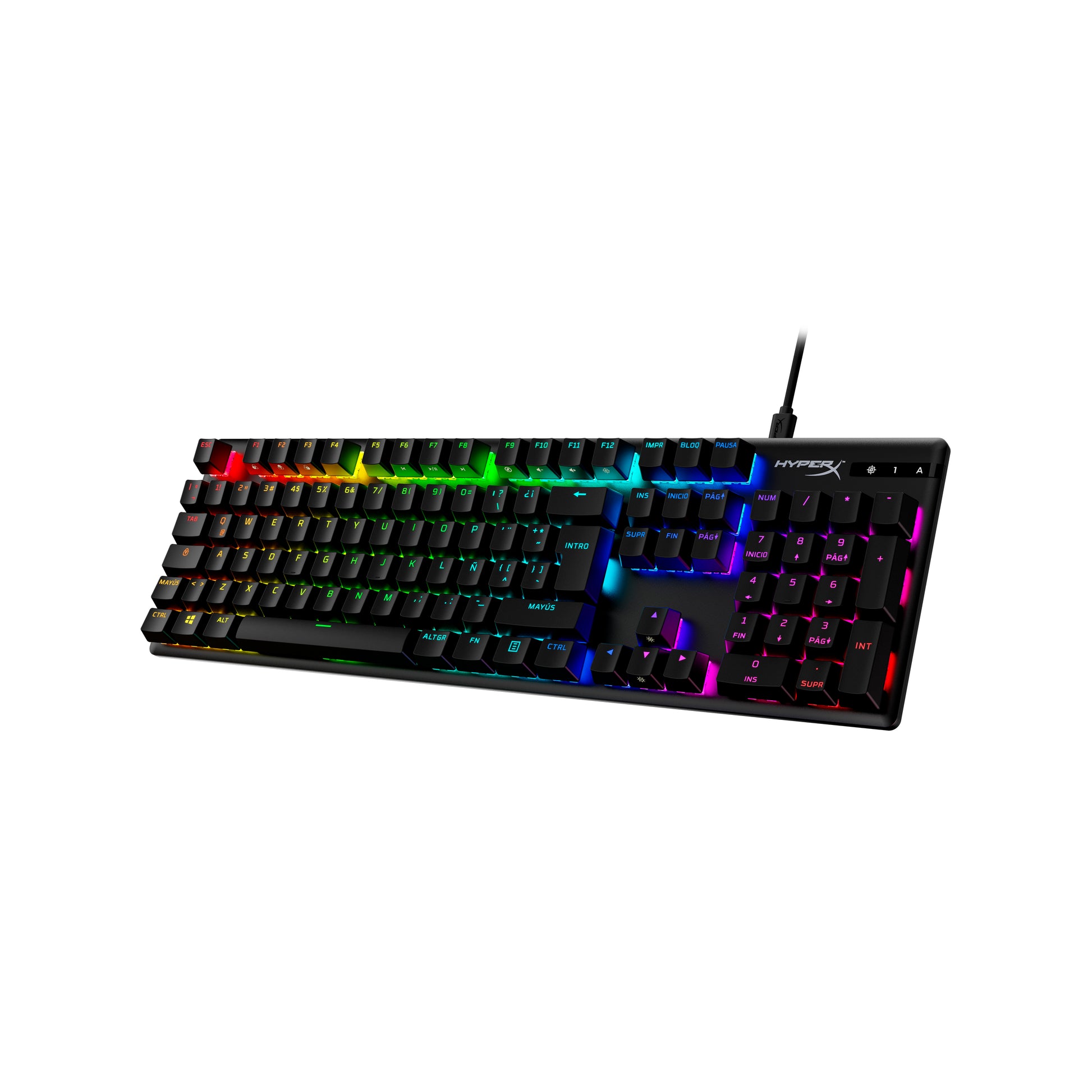HyperX Alloy Origins PBT HX Aqua - Mechanical Gaming Keyboard