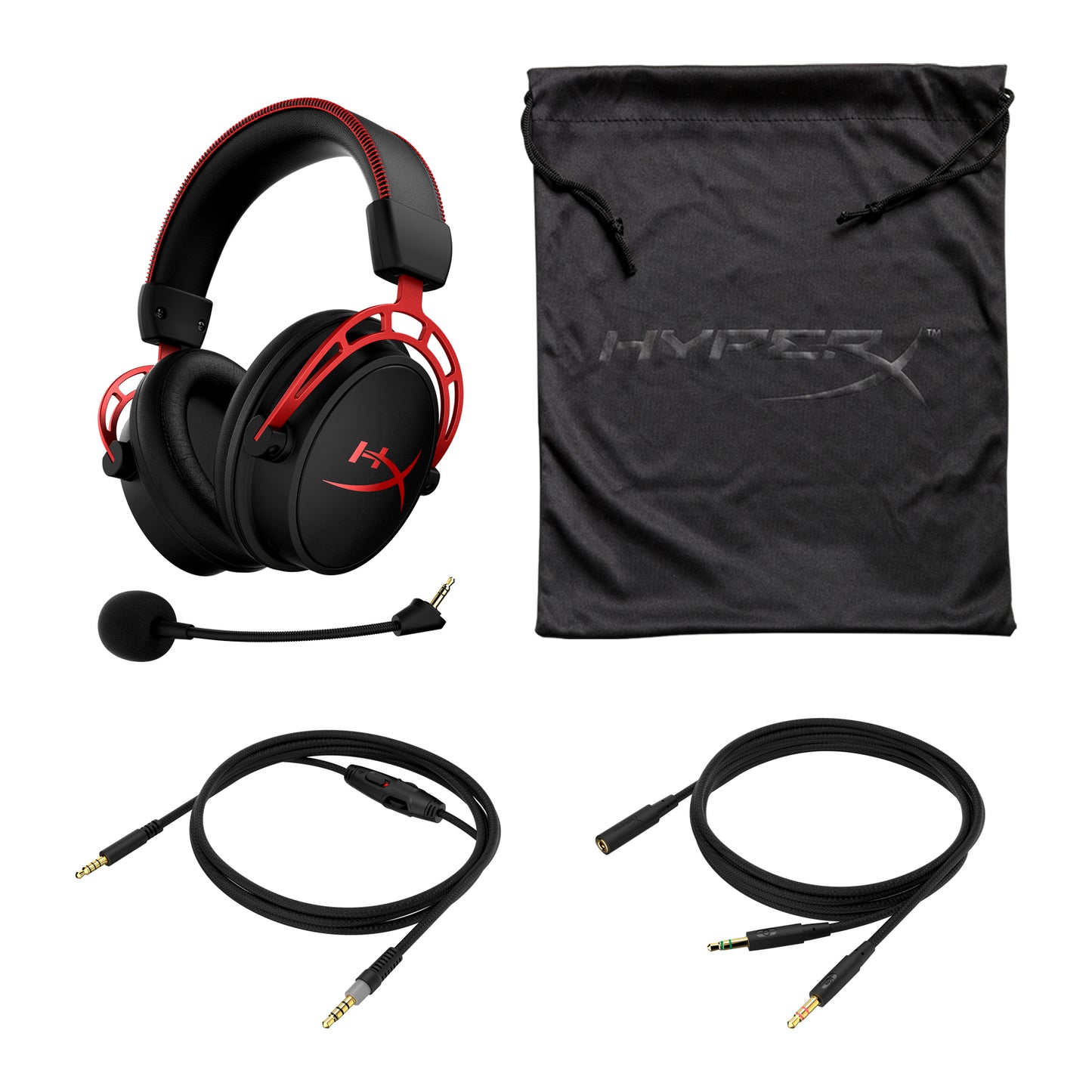 HyperX Cloud Alpha - Gaming Headset (Black-Red)