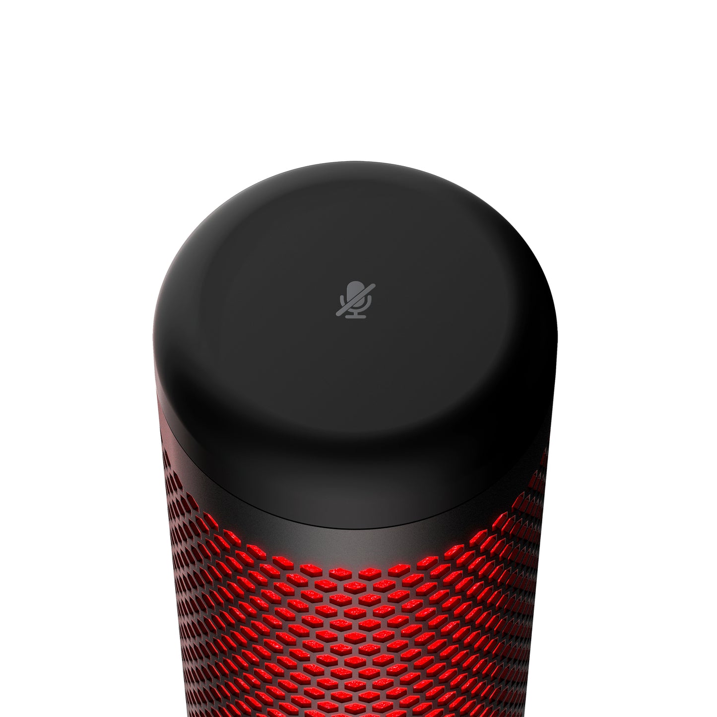 HyperX QuadCast - USB Microphone (Black-Red) - Red Lighting