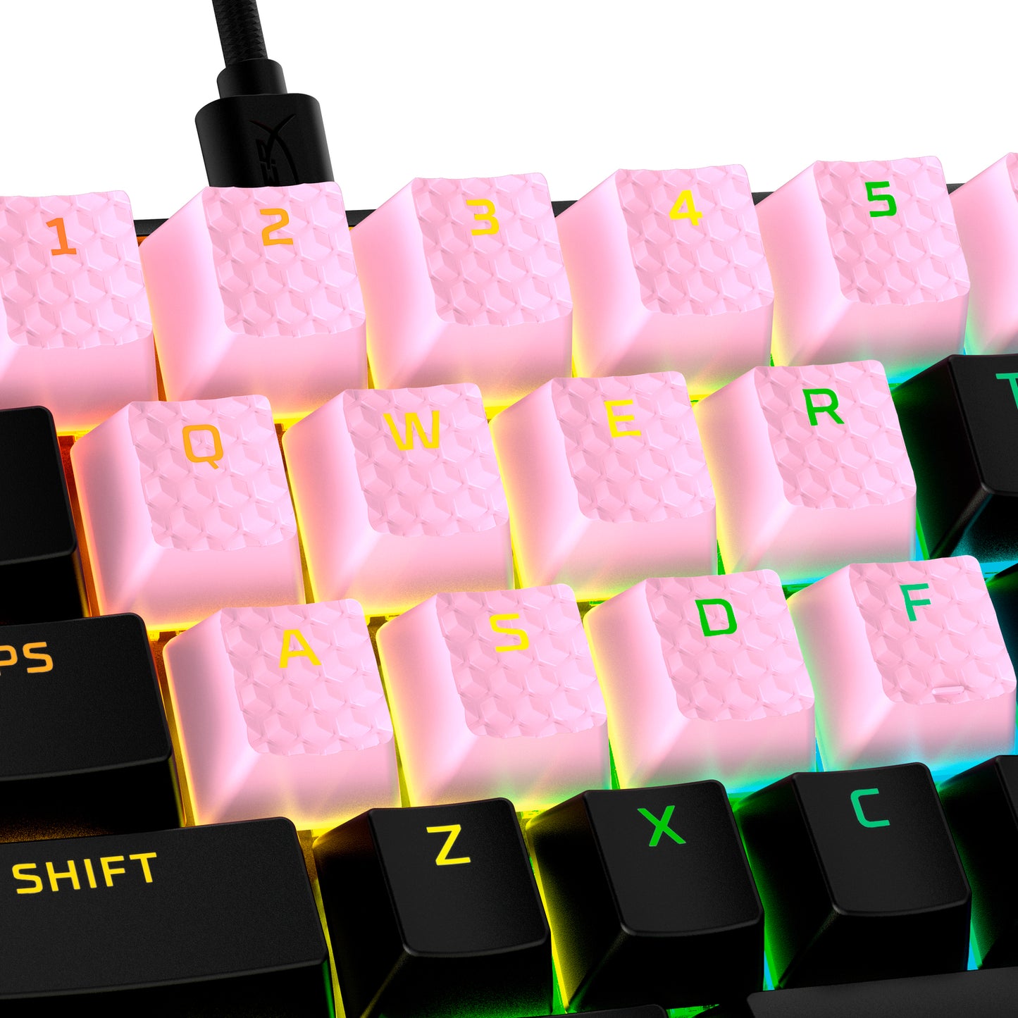 HyperX Rubber Keycaps - Gaming Accessory Kit - Blue (US Layout)