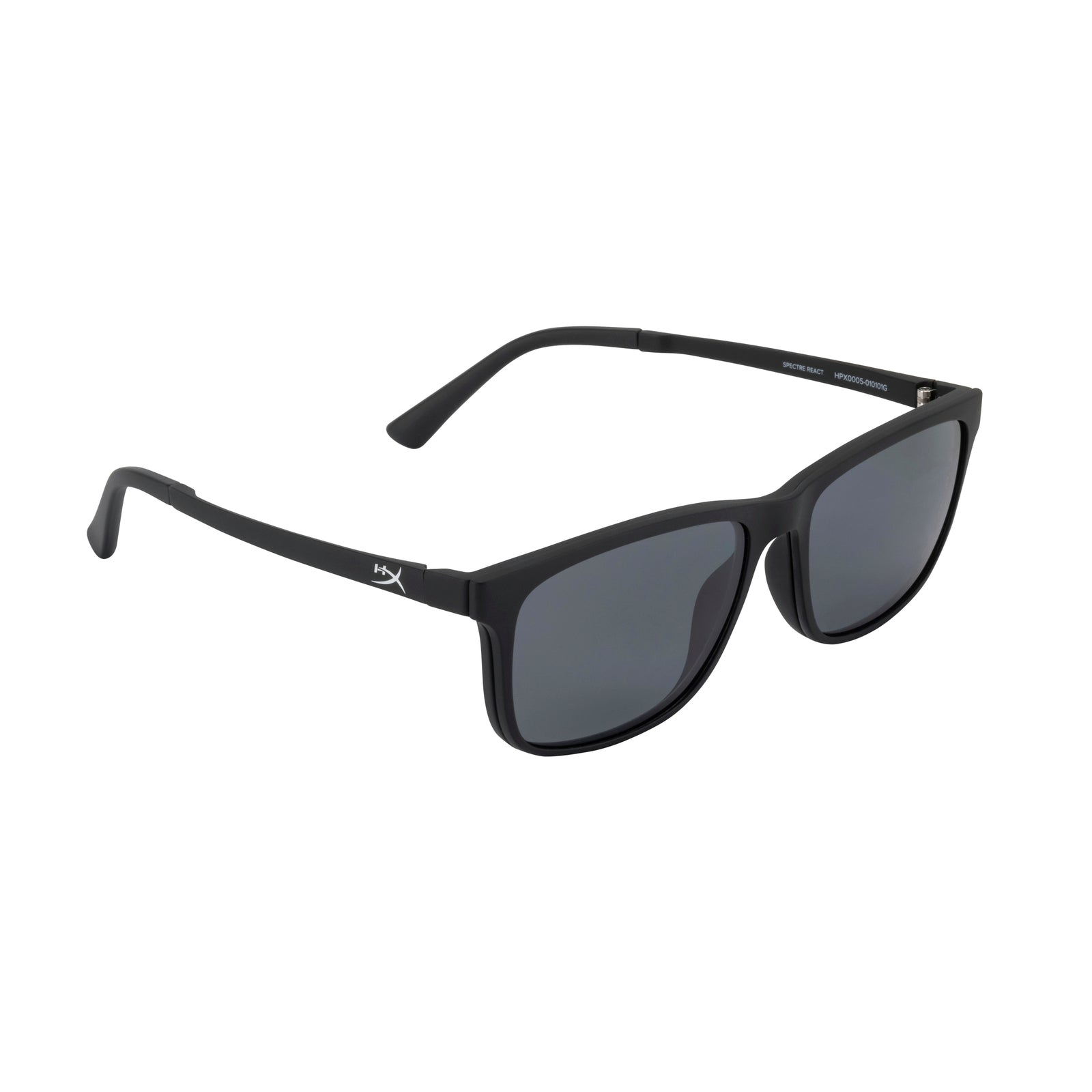 HyperX Spectre React - Gaming Eyewear with Clip (Black) - Square - Small-Medium