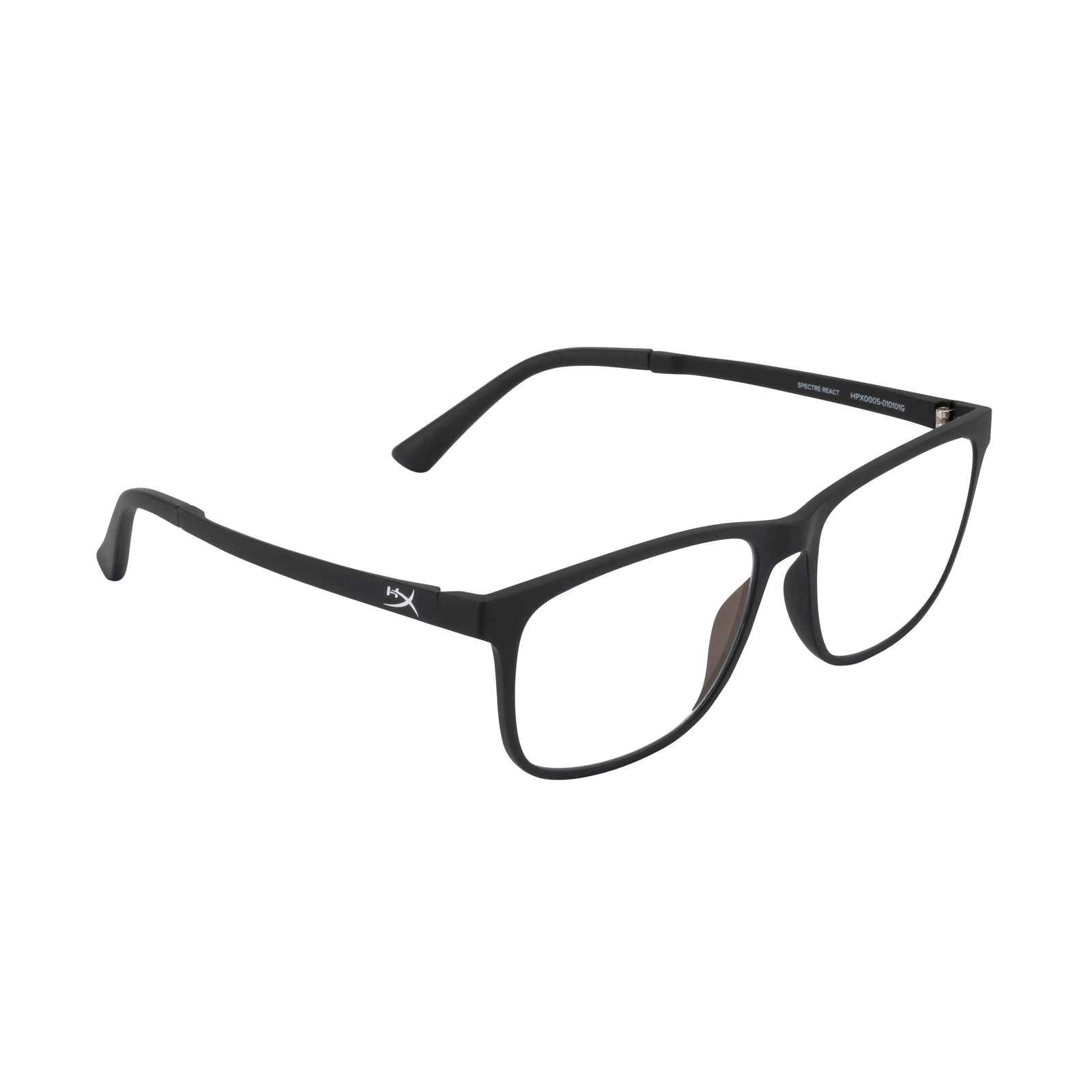 HyperX Spectre React - Gaming Eyewear with Clip (Black) - Square - Small-Medium