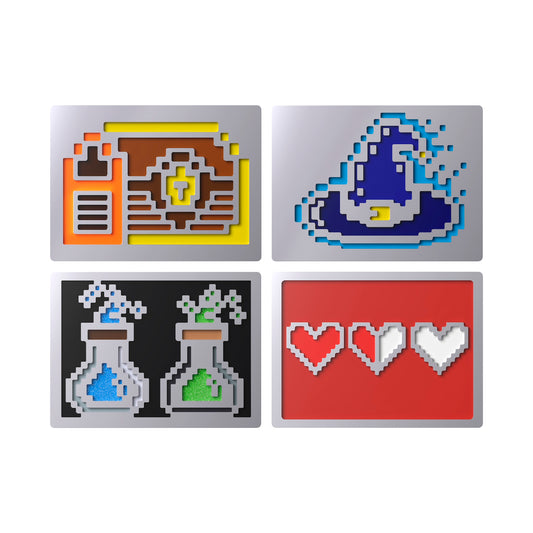 HyperX Badge Pack - Cute Magnetic Badges