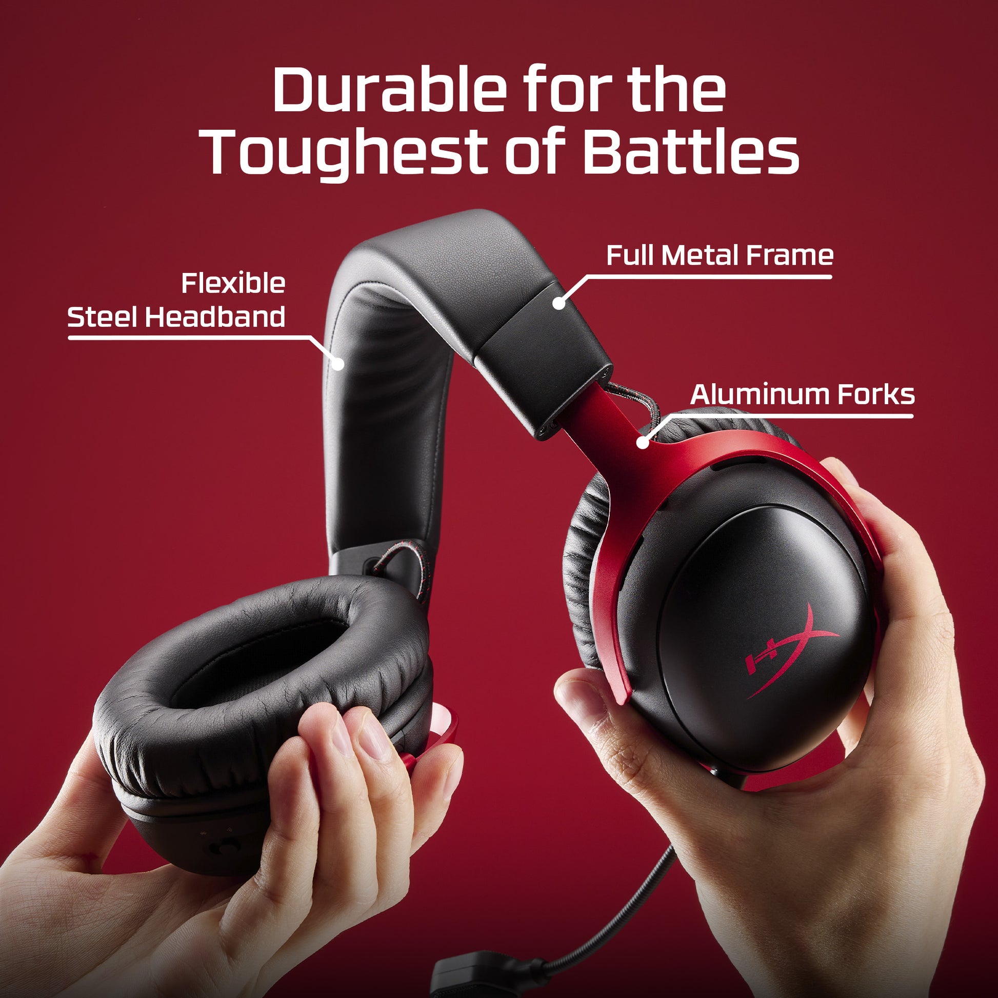 HyperX Cloud III S Wireless White Gaming Headset