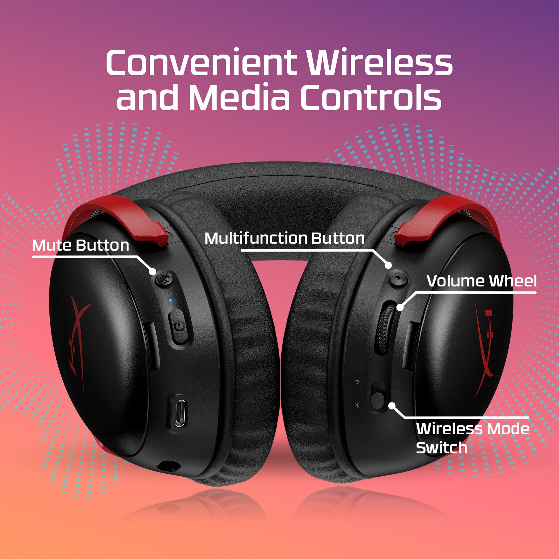 HyperX Cloud III S Wireless White Gaming Headset