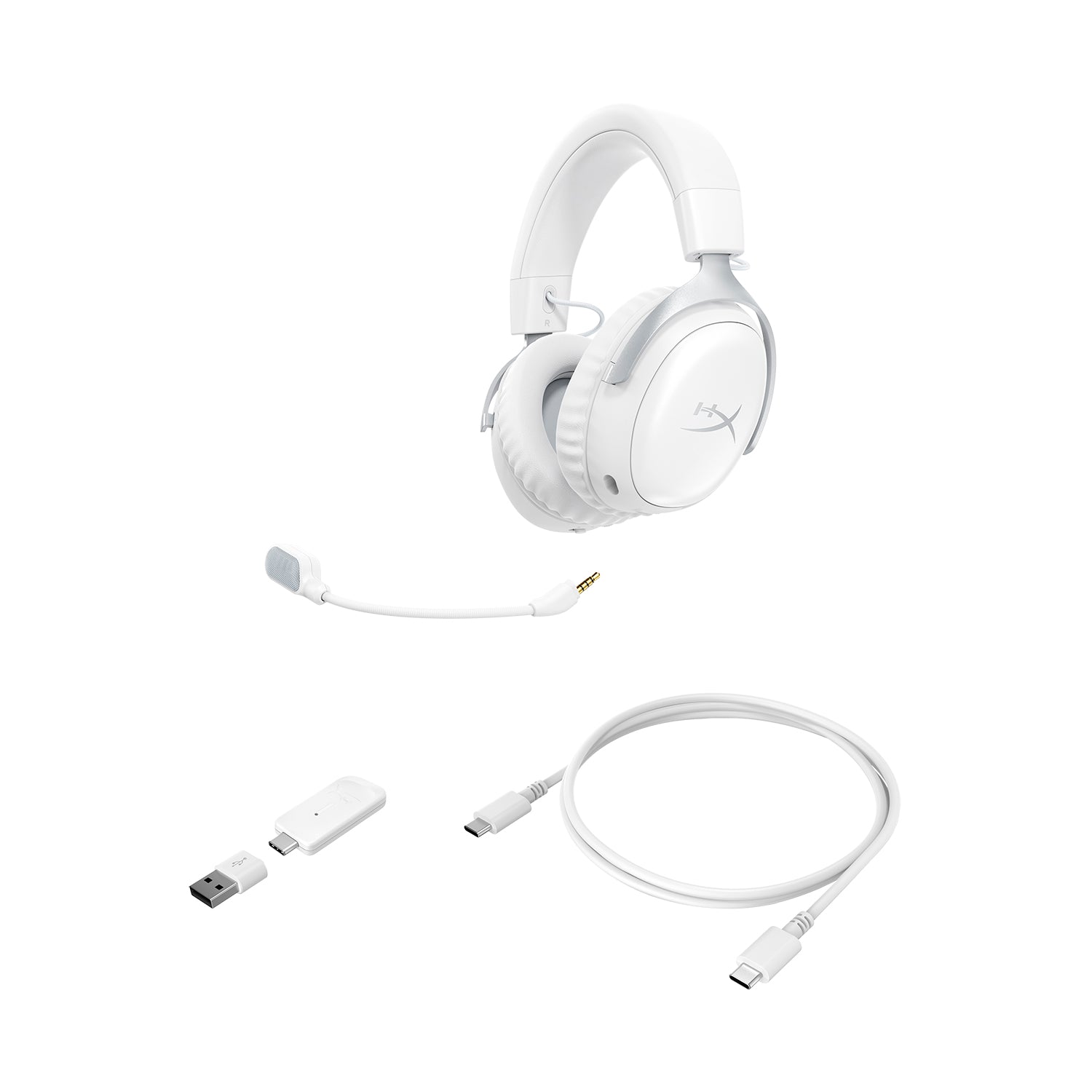 HyperX Cloud III S Wireless White Gaming Headset