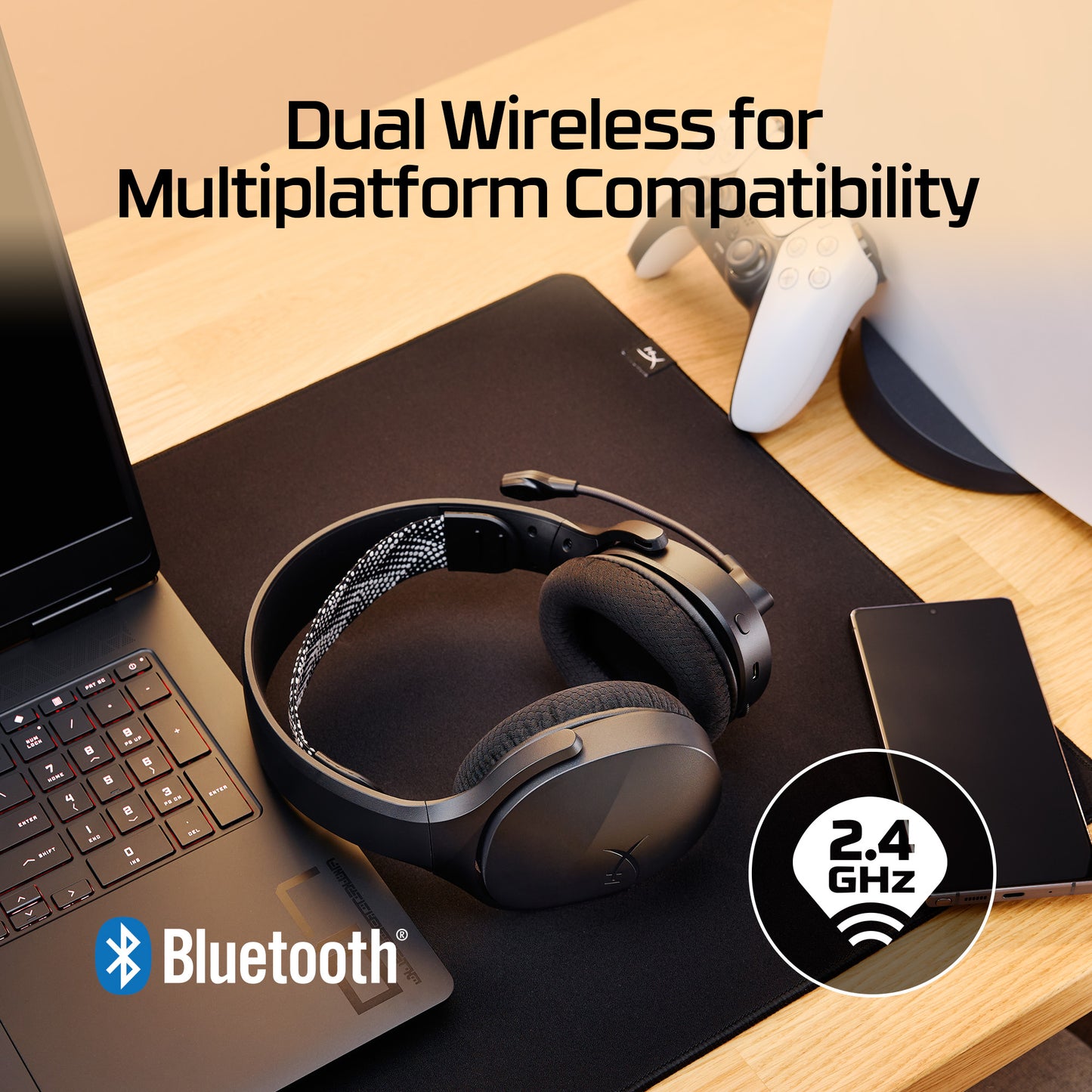 HyperX Cloud Jet - Wireless Gaming Headset (Light Blue)