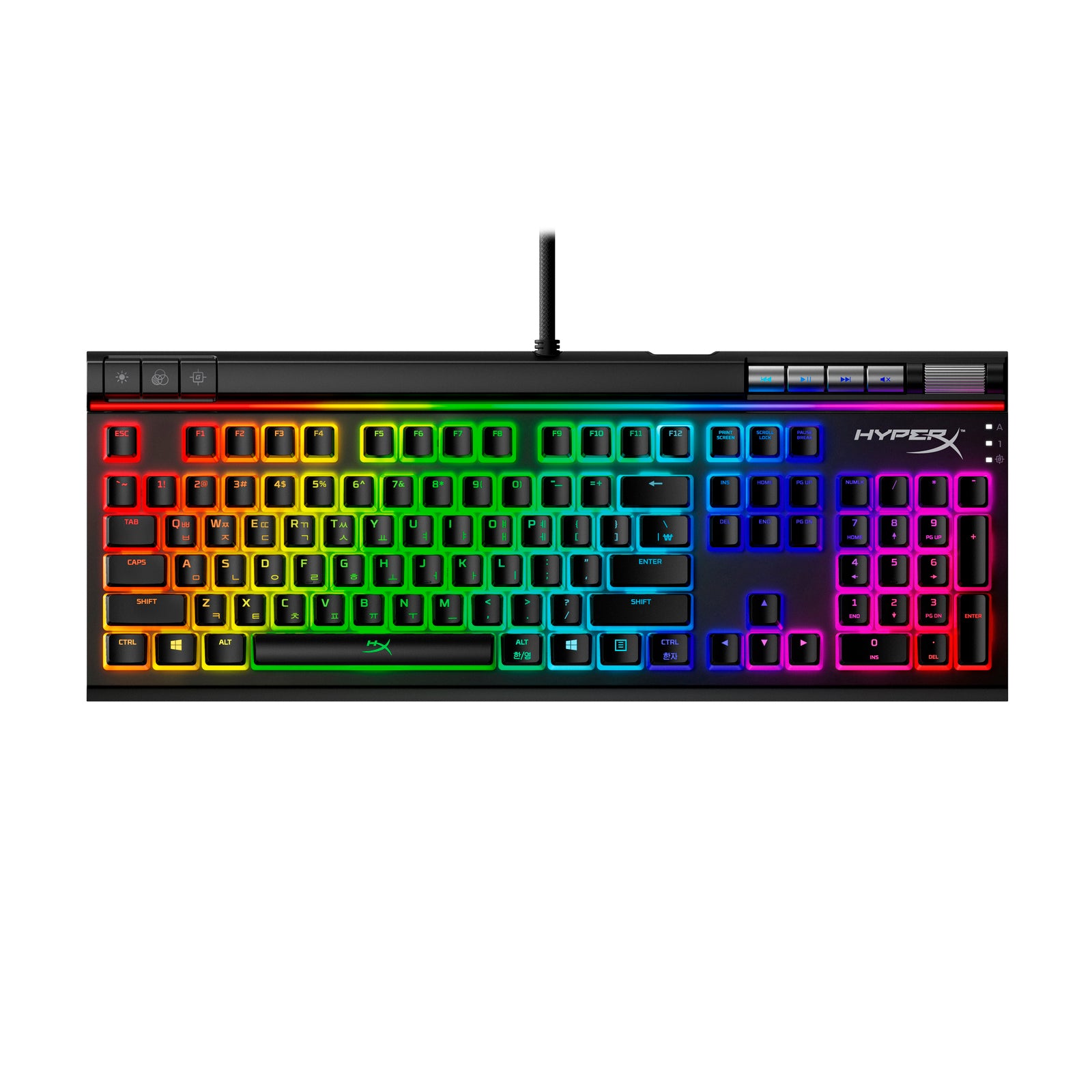 HyperX Pudding Keycaps - ABS - White