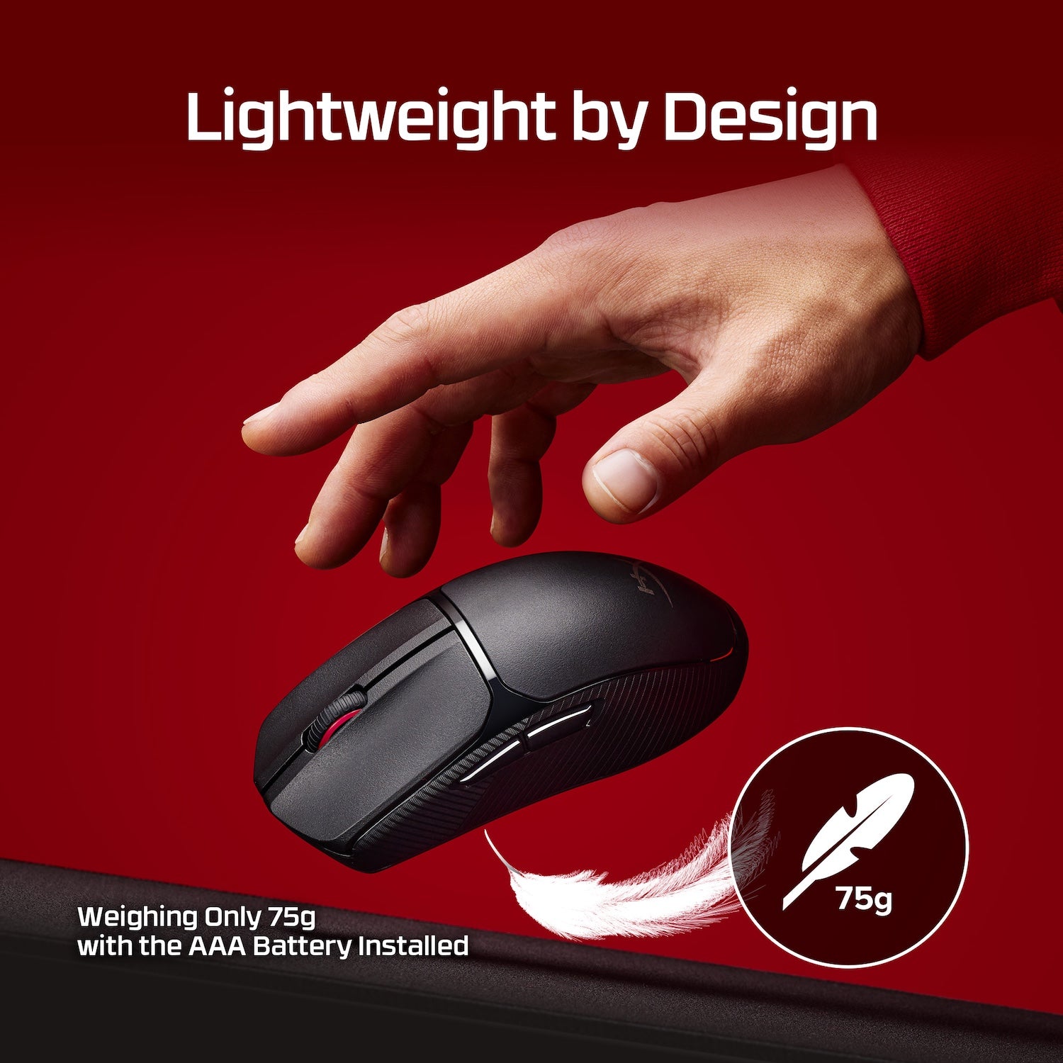 HyperX Pulsefire Fuse Wireless Gaming Mouse (Black)