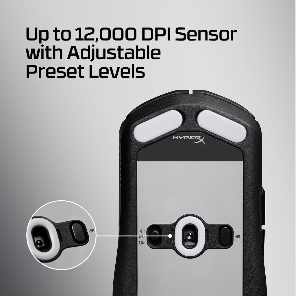 HyperX Pulsefire Fuse Wireless Gaming Mouse (Black)