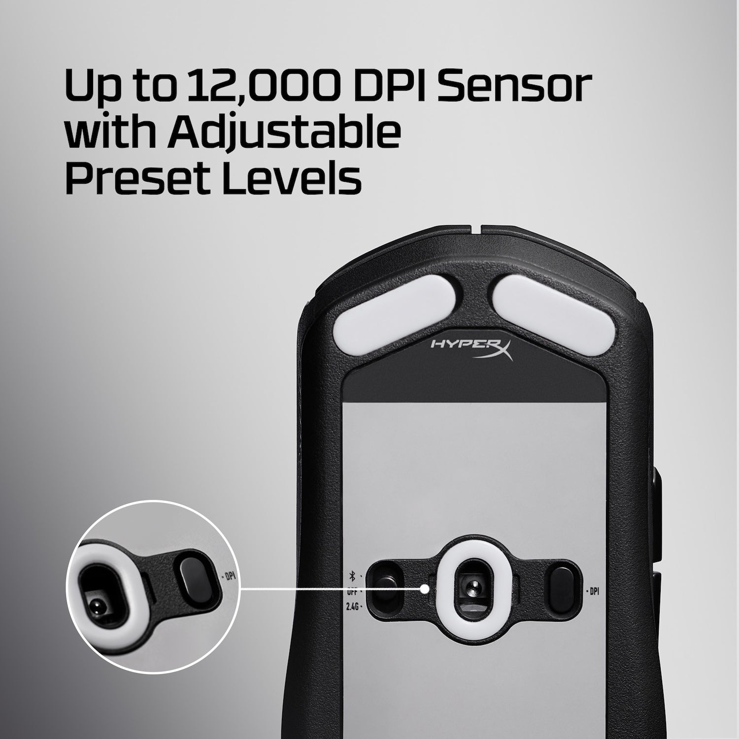 HyperX Pulsefire Fuse Wireless Gaming Mouse (Black)