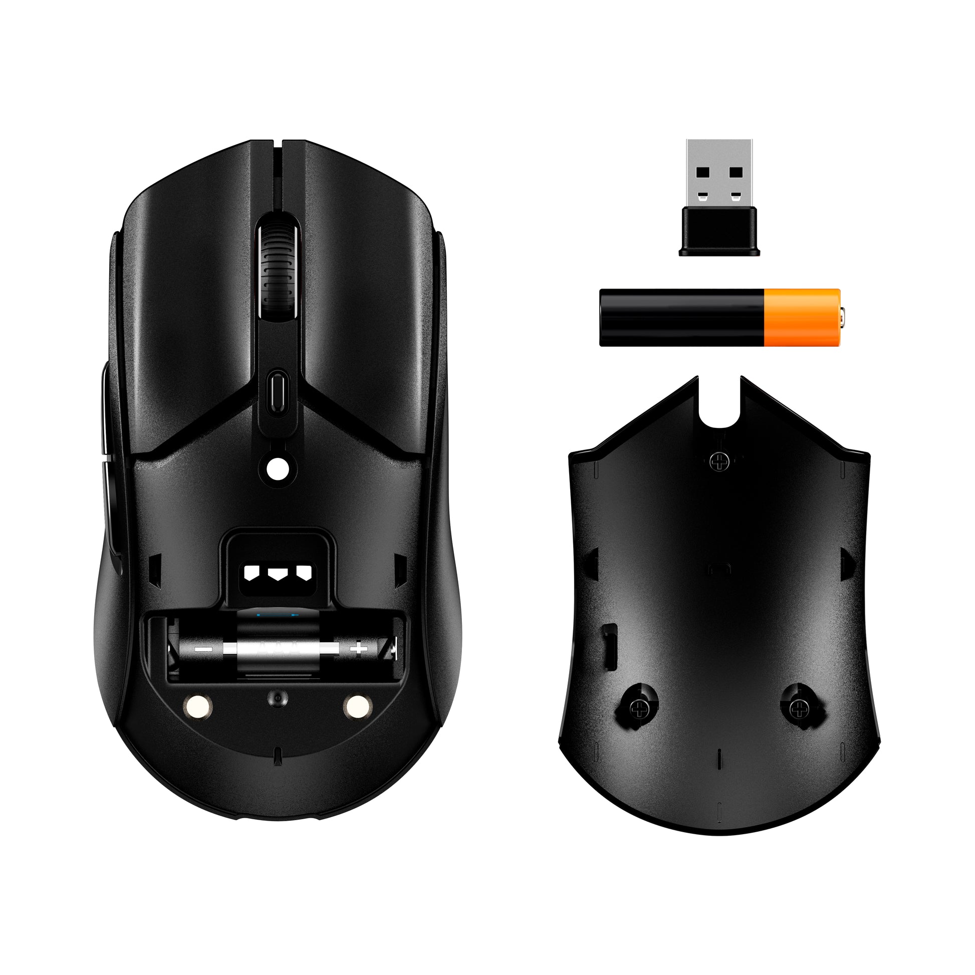 HyperX Pulsefire Haste 2 Core Wls - Gaming Mouse (Wht/Grn/Pur)