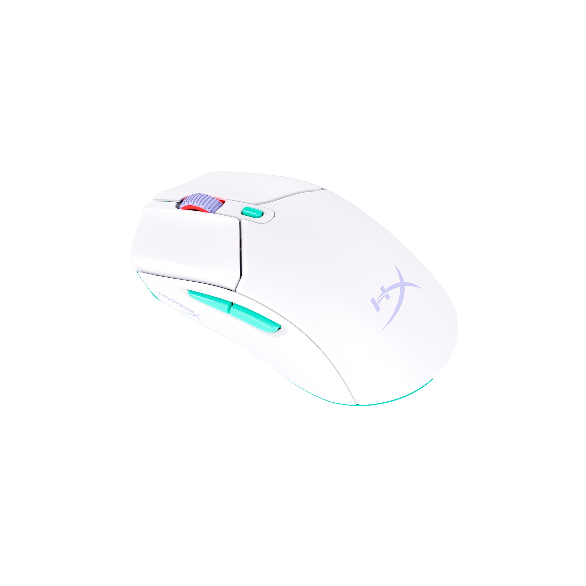 HyperX Pulsefire Haste 2 Core Wls - Gaming Mouse (Wht/Grn/Pur)