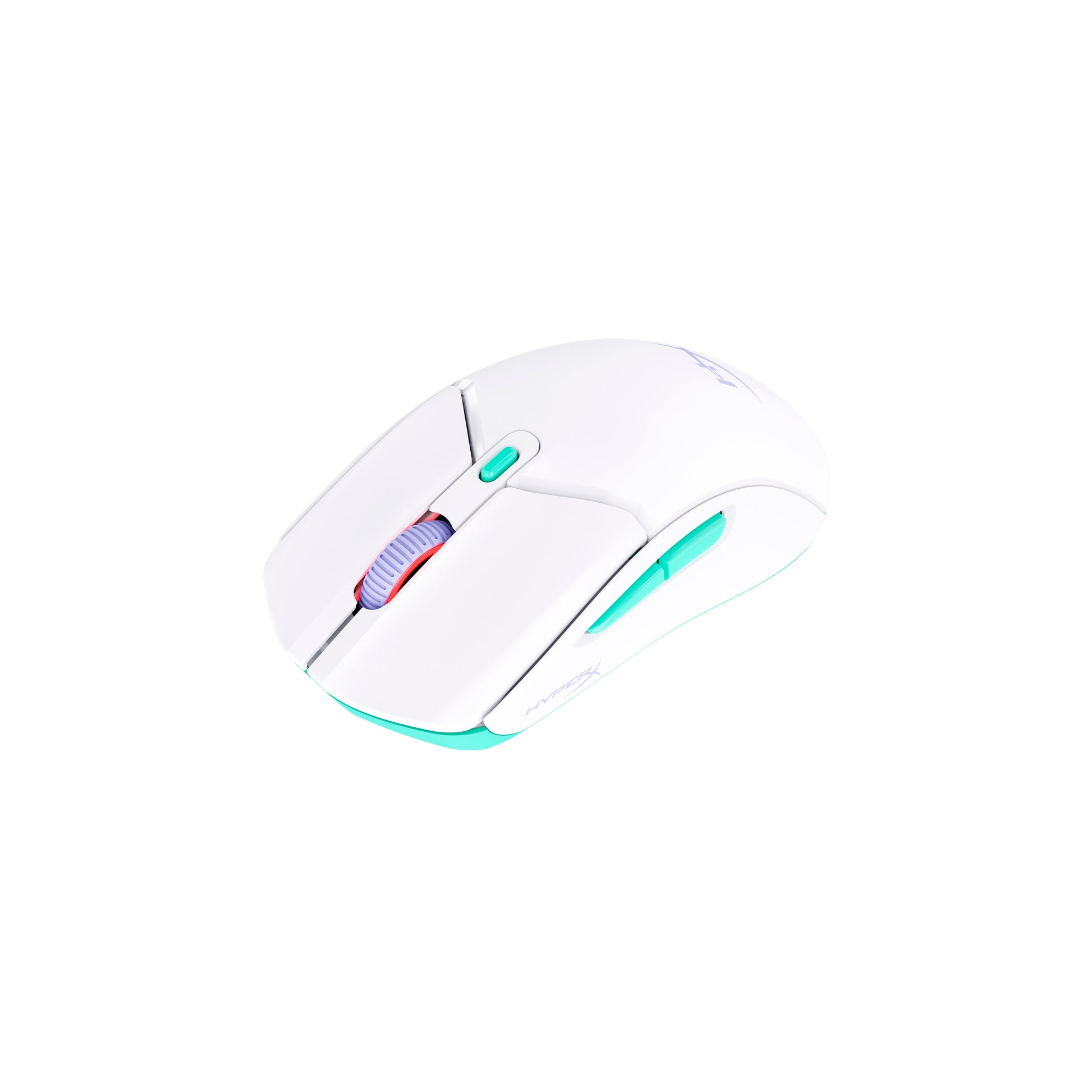 HyperX Pulsefire Haste 2 Core Wls - Gaming Mouse (Wht/Grn/Pur)