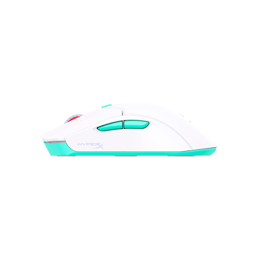 HyperX Pulsefire Haste 2 Core Wls - Gaming Mouse (Wht/Grn/Pur)