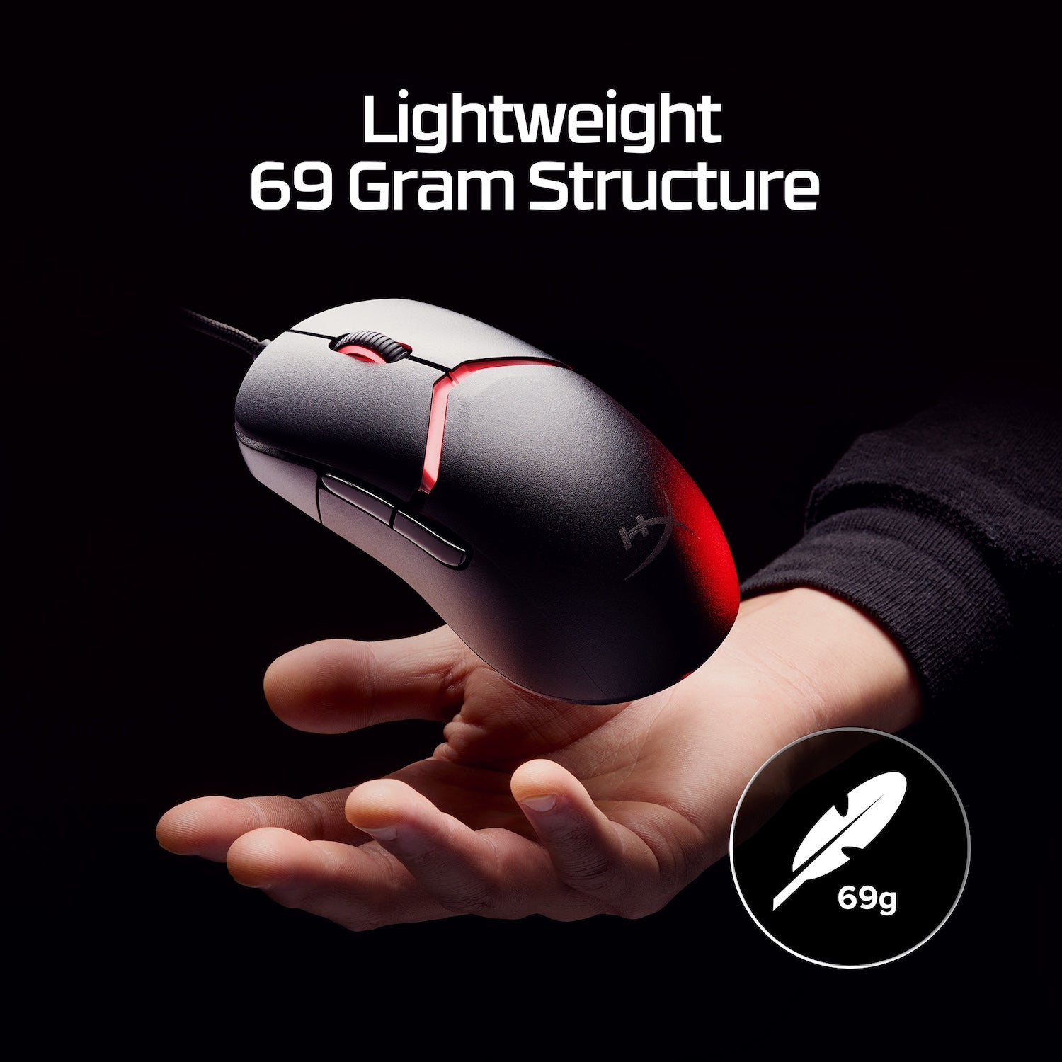 HyperX Pulsefire Saga Gaming Mouse (Black)