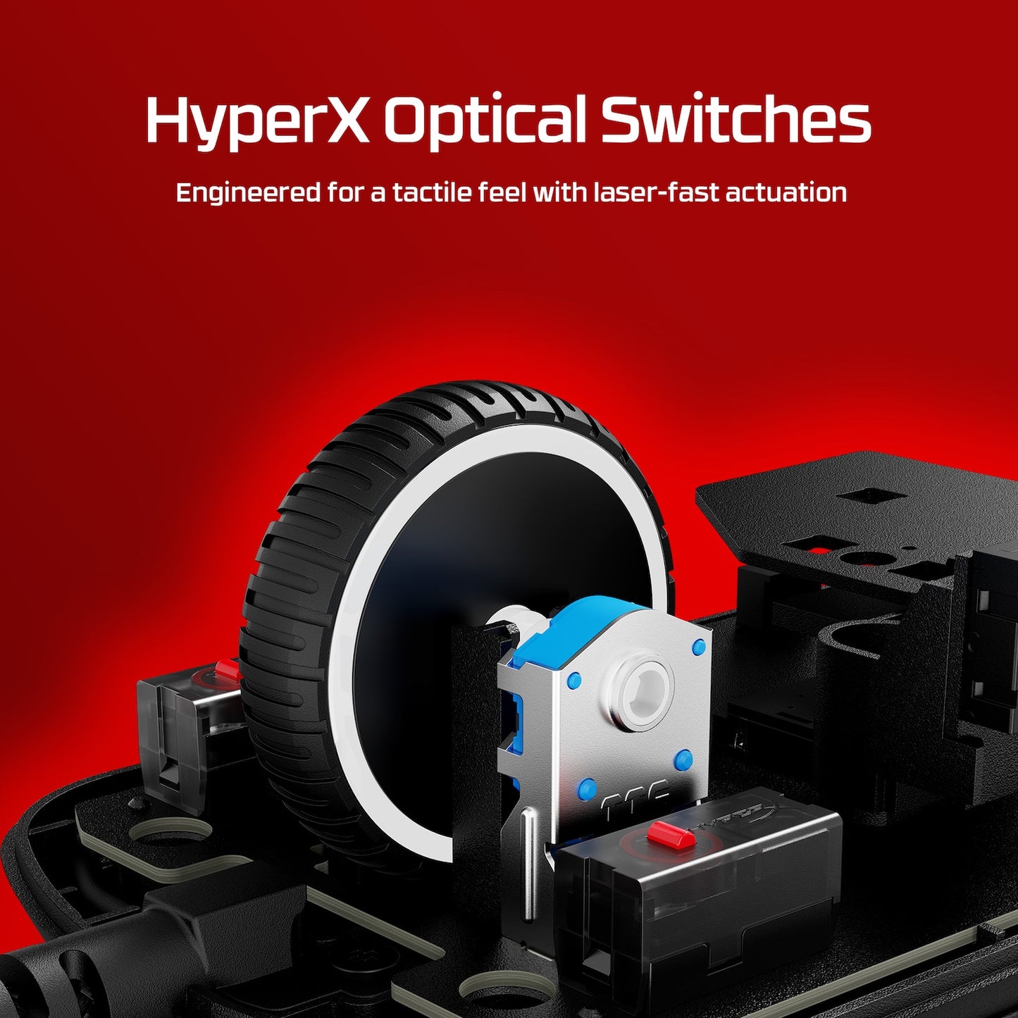 HyperX Pulsefire Saga Gaming Mouse (Black)
