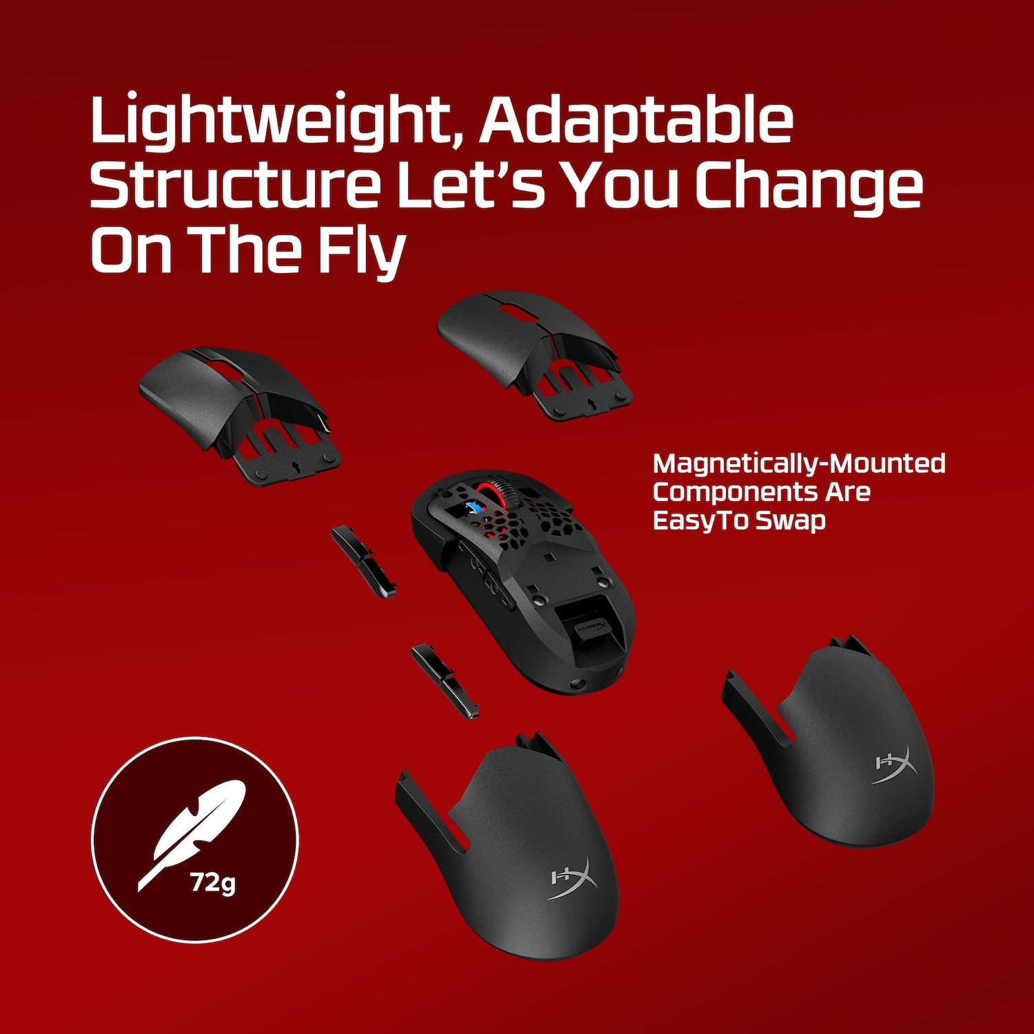 HyperX Pulsefire Saga Wireless Gaming Mouse (Black)
