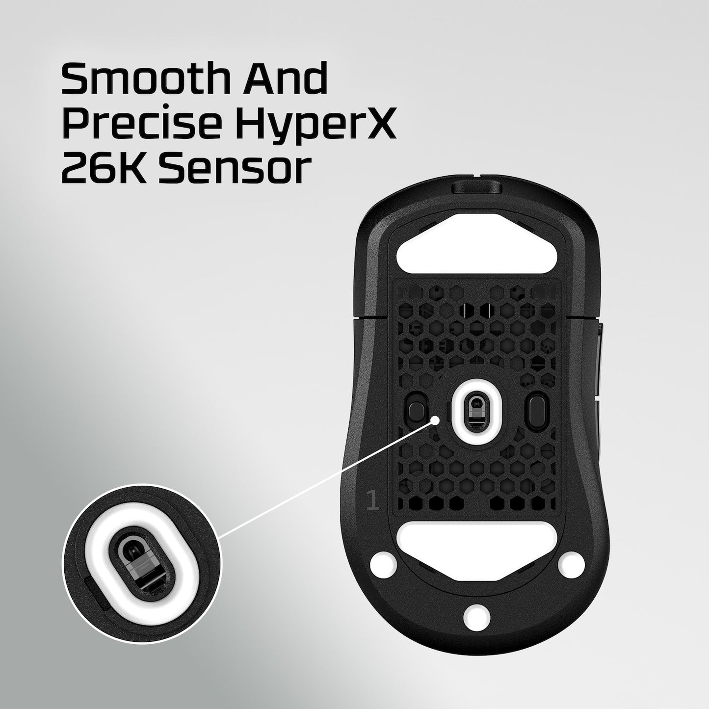 HyperX Pulsefire Saga Wireless Gaming Mouse (Black)
