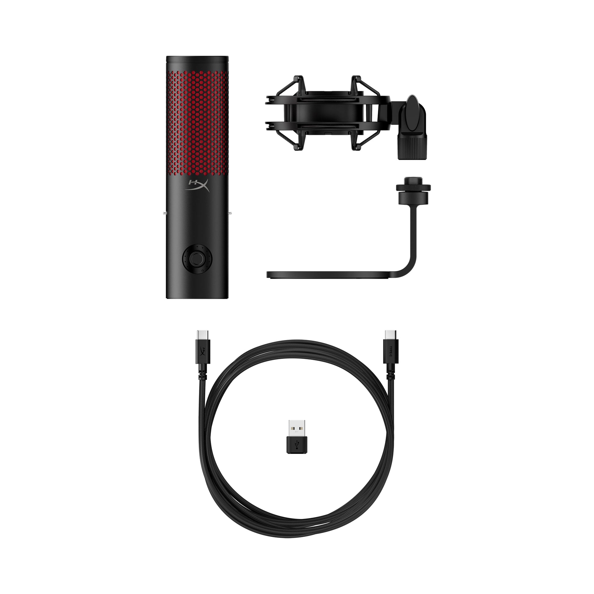 HyperX QuadCast 2 - USB Microphone (Grey)