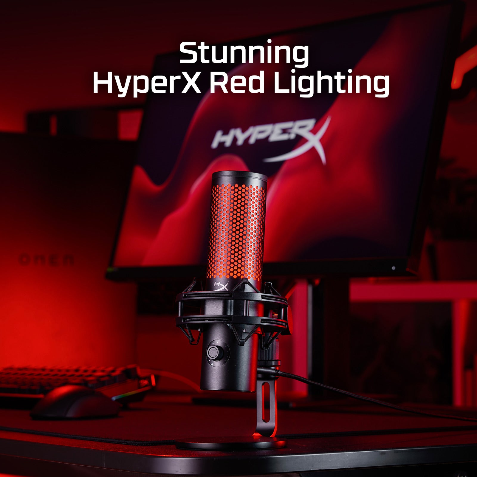 HyperX QuadCast 2 - USB Microphone (Grey)