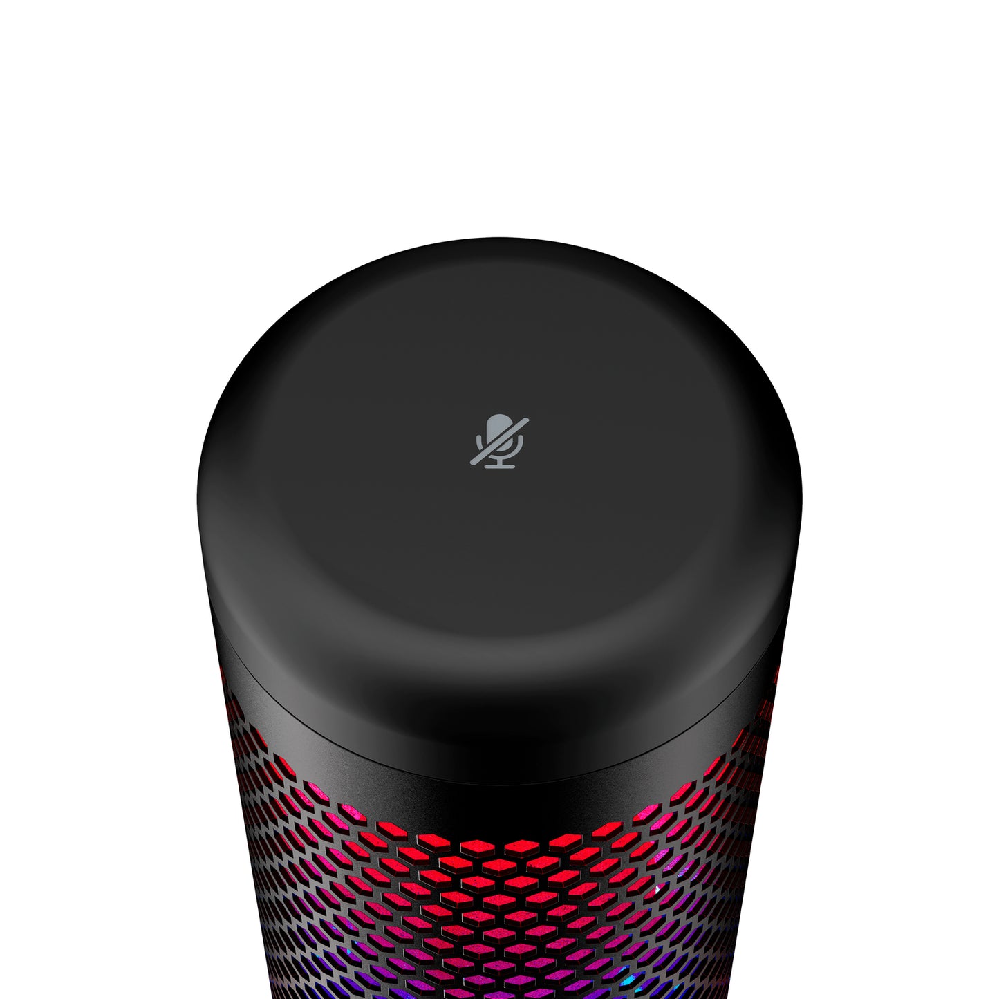 HyperX QuadCast S - USB Microphone (White-Grey) - RGB Lighting
