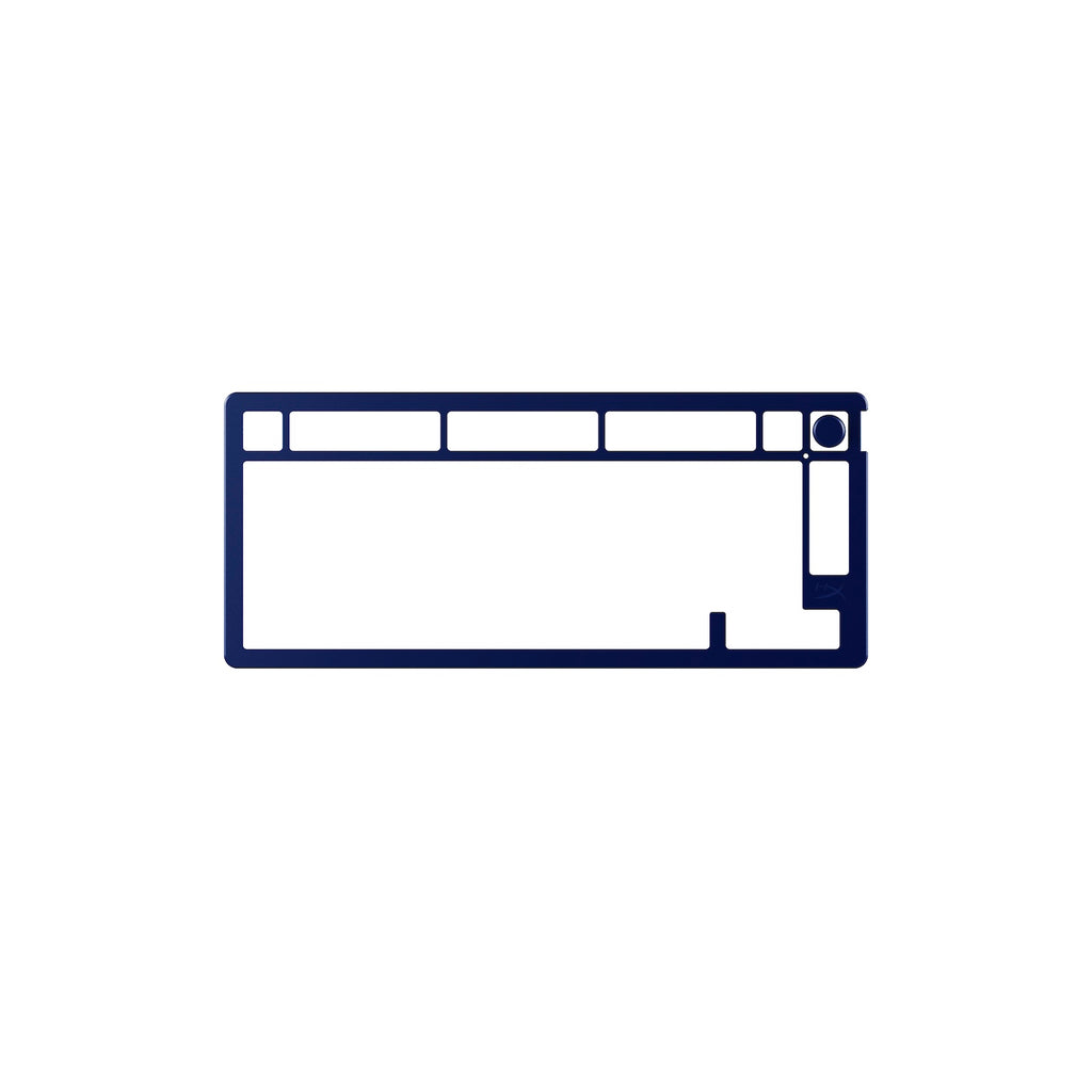HyperX Alloy Rise 75 Top Plate - Navy Blue