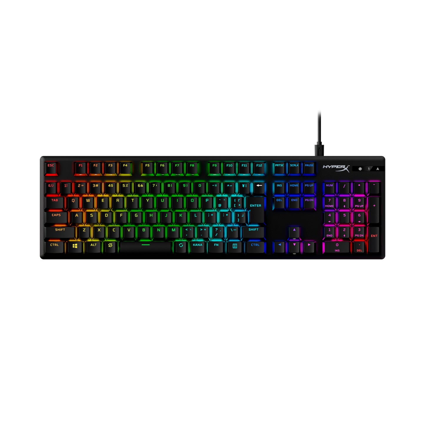 HyperX Alloy Origins PBT HX Aqua - Mechanical Gaming Keyboard