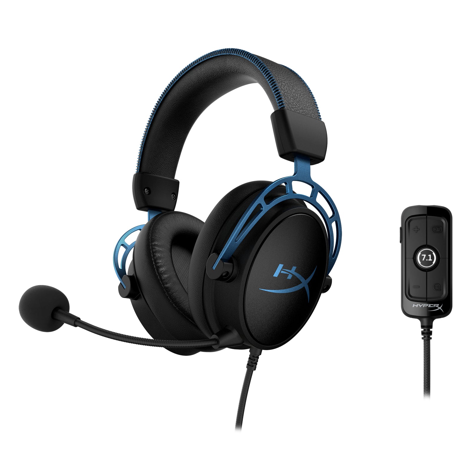HyperX Cloud Alpha S - Gaming Headset (Black-Blue)
