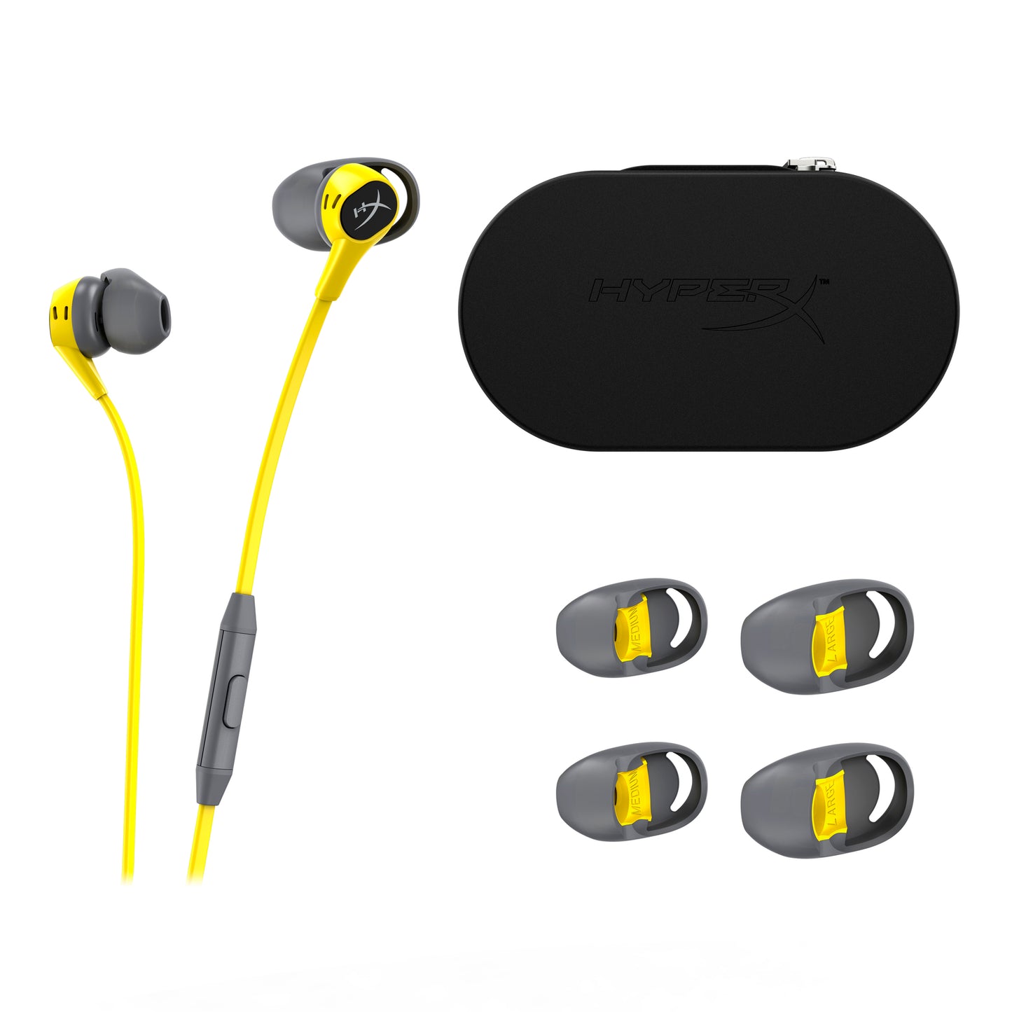 HyperX Cloud Earbuds (Pink-Gray)