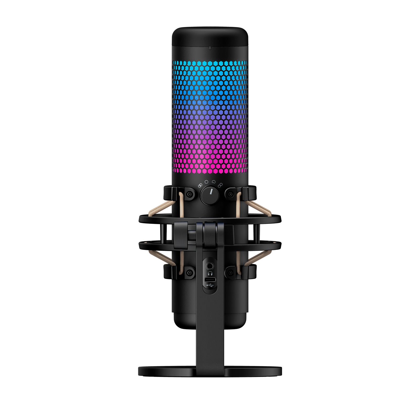 HyperX QuadCast S - USB Microphone - RGB Lighting