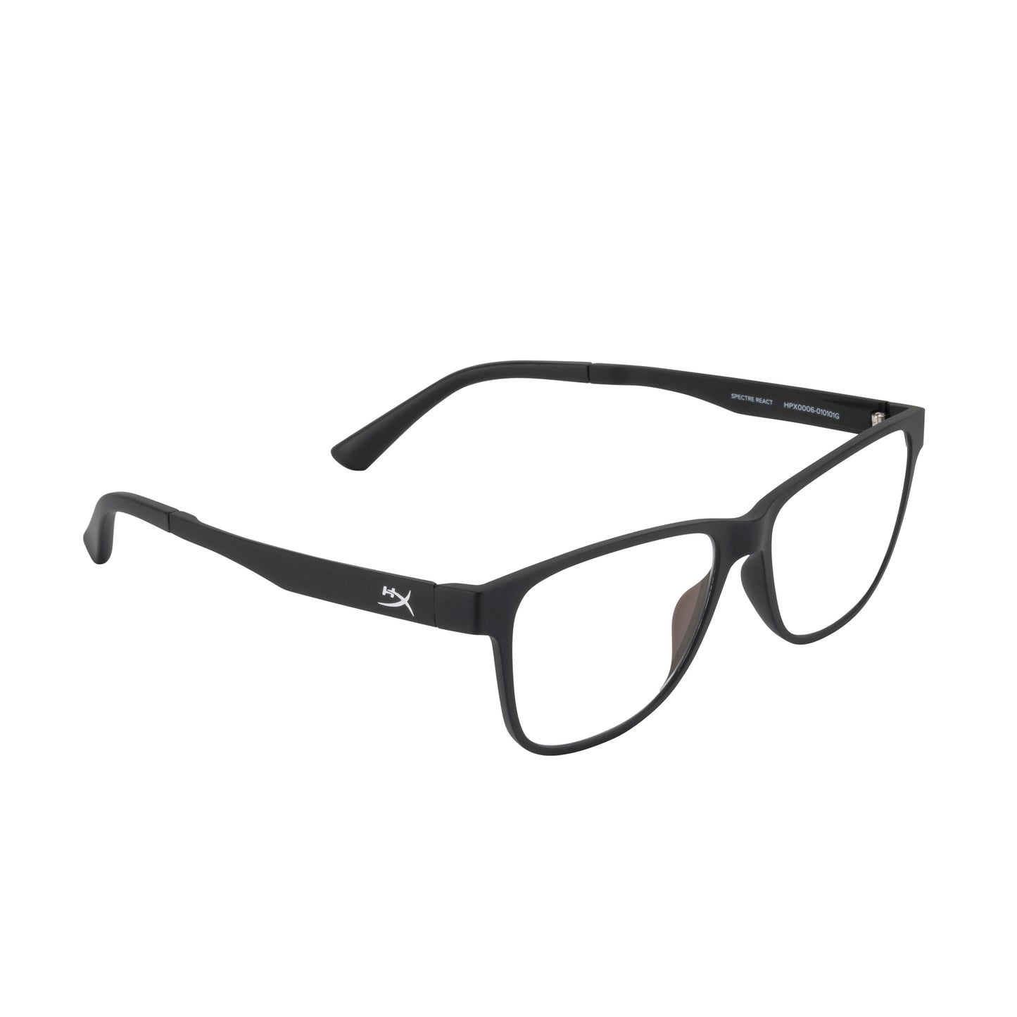 HyperX Spectre React - Gaming Eyewear with Clip (Black) - Square - Small-Medium
